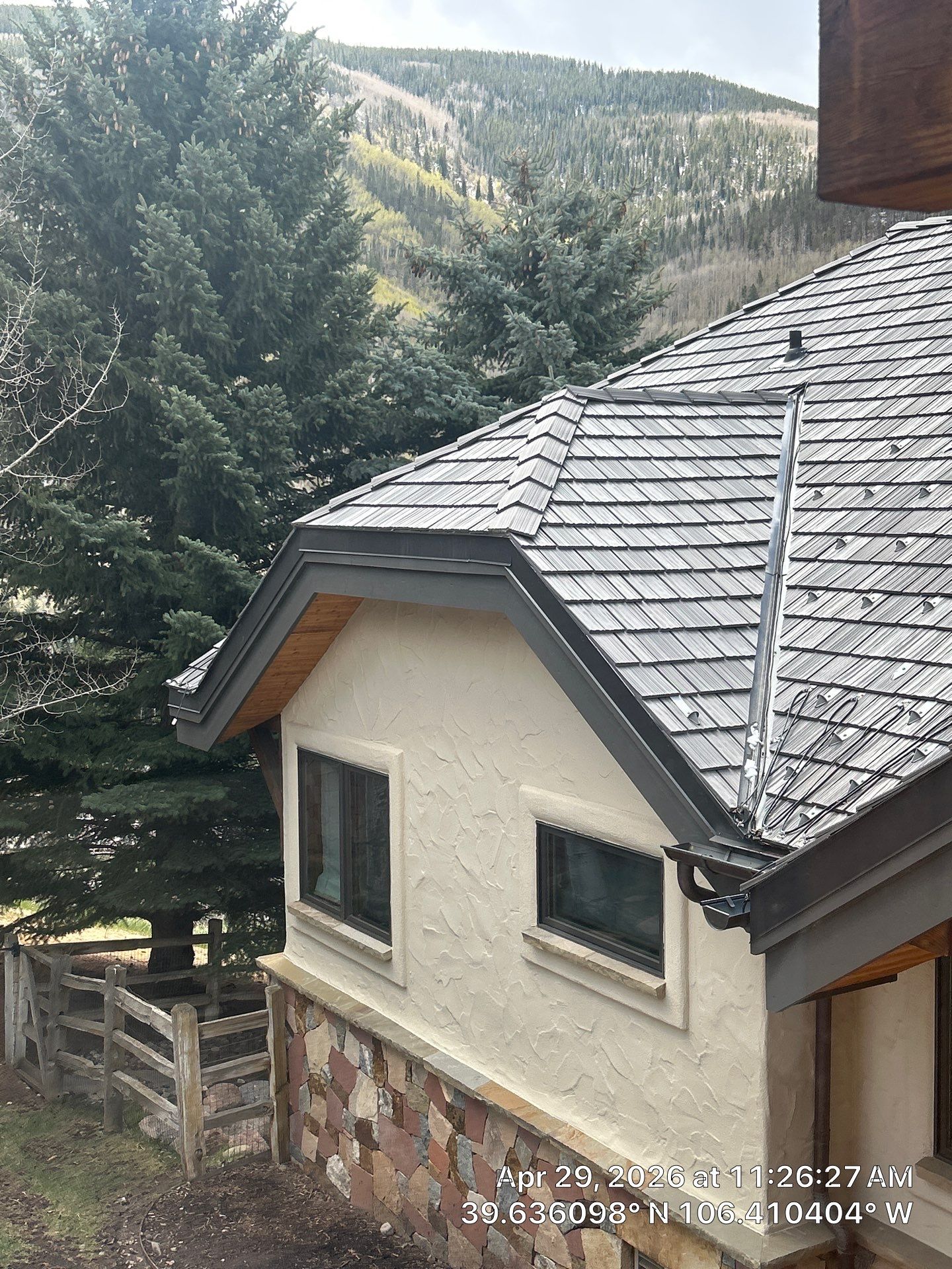 Residential Aspen Tree Removal and Roof System Maintenance in Vail by CompanyCam Sales Demo