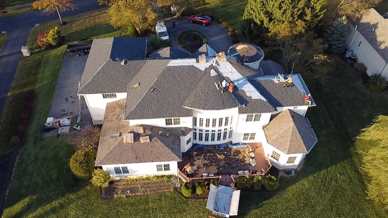 Residential Roofing Installation using Certainteed Landmark Pro Shingles by Best Exteriors Inc