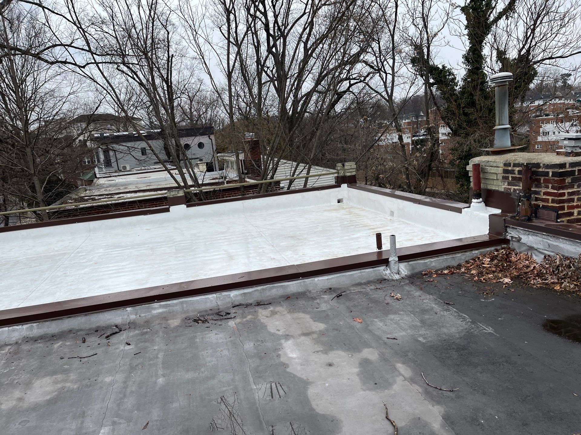 Arlington Flat TPO Roof Installation by RM Banning, Inc.