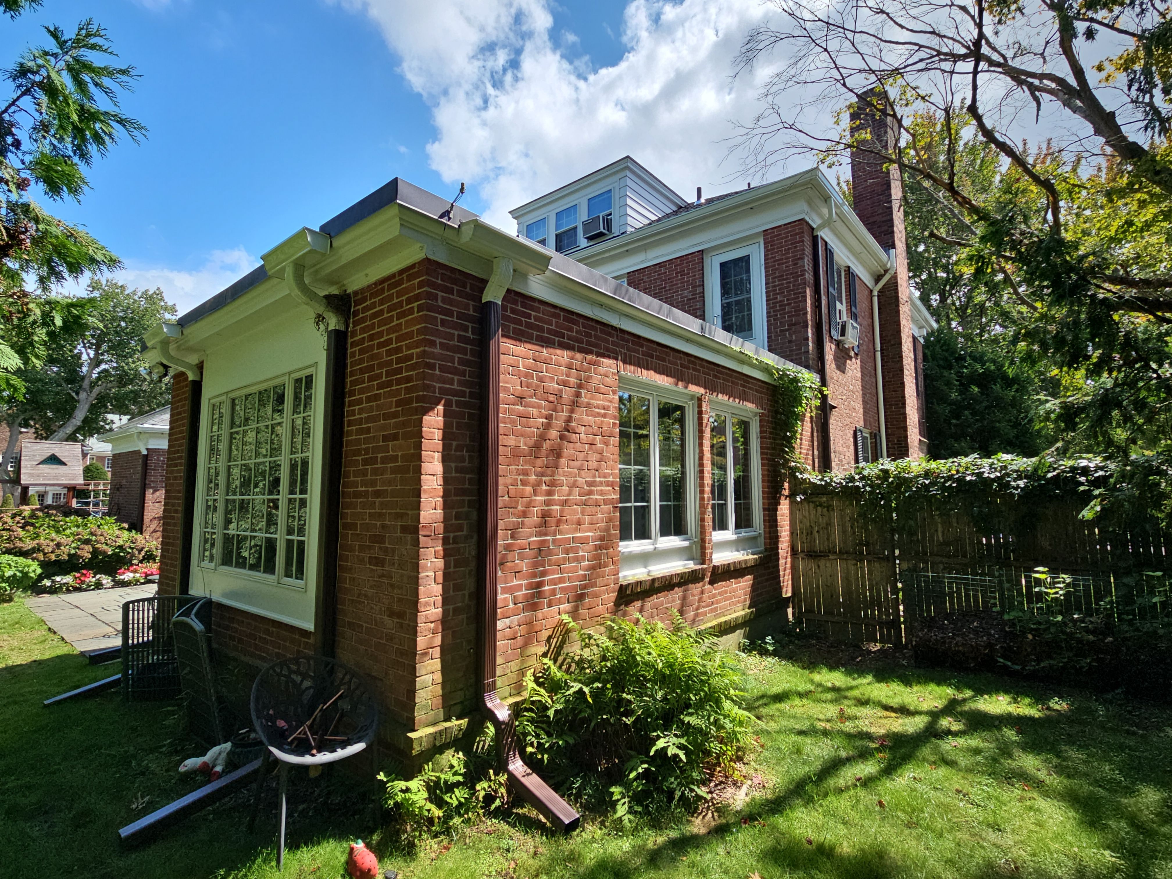 Gutter Installation using 6" K-Style Aluminum Gutter by Gutter Pro Enterprises