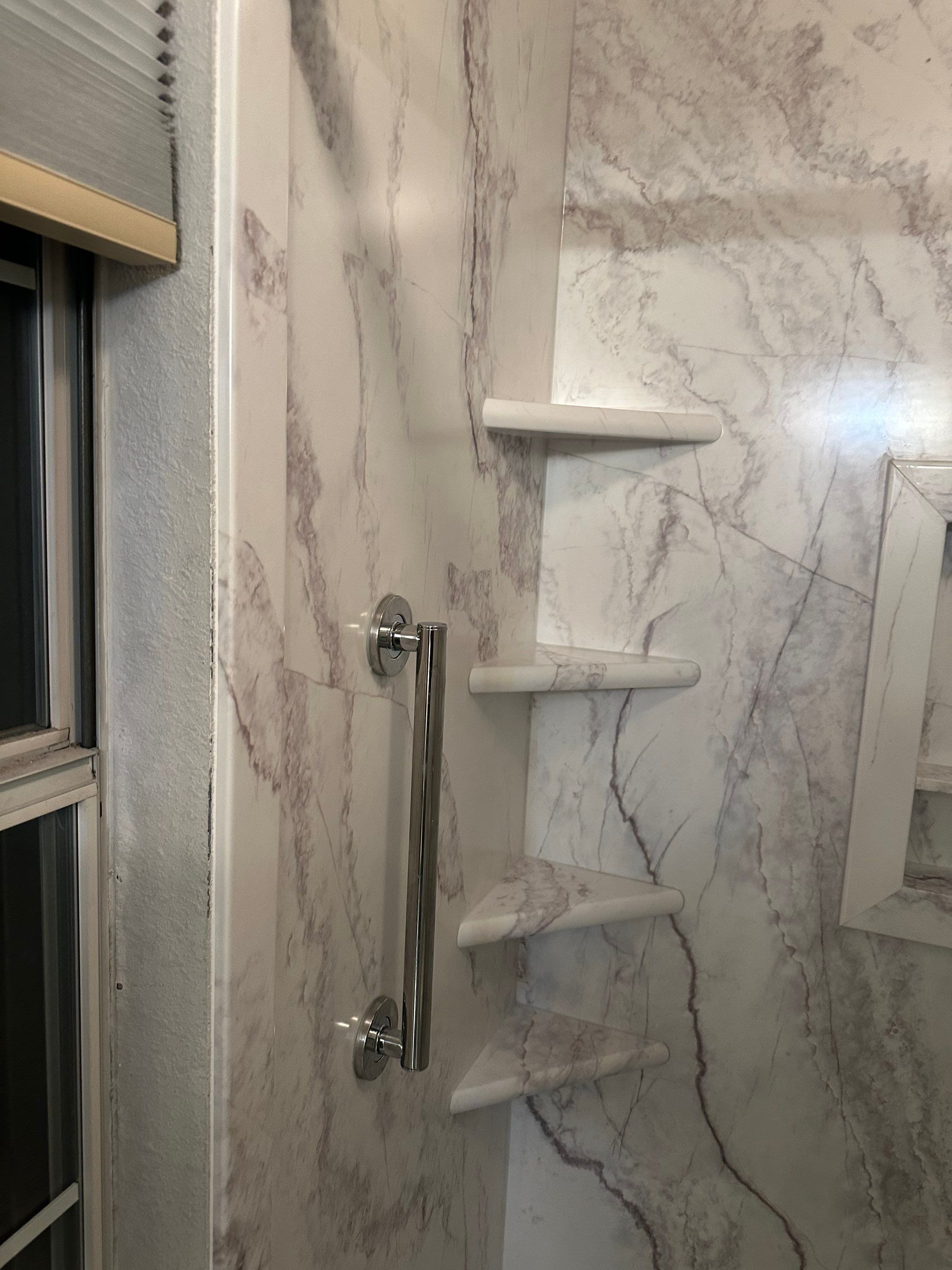 Tub to Walk in Shower and new Flooring in Austin, 78732 by Lane Lauritsen - The Hill Country, Texas