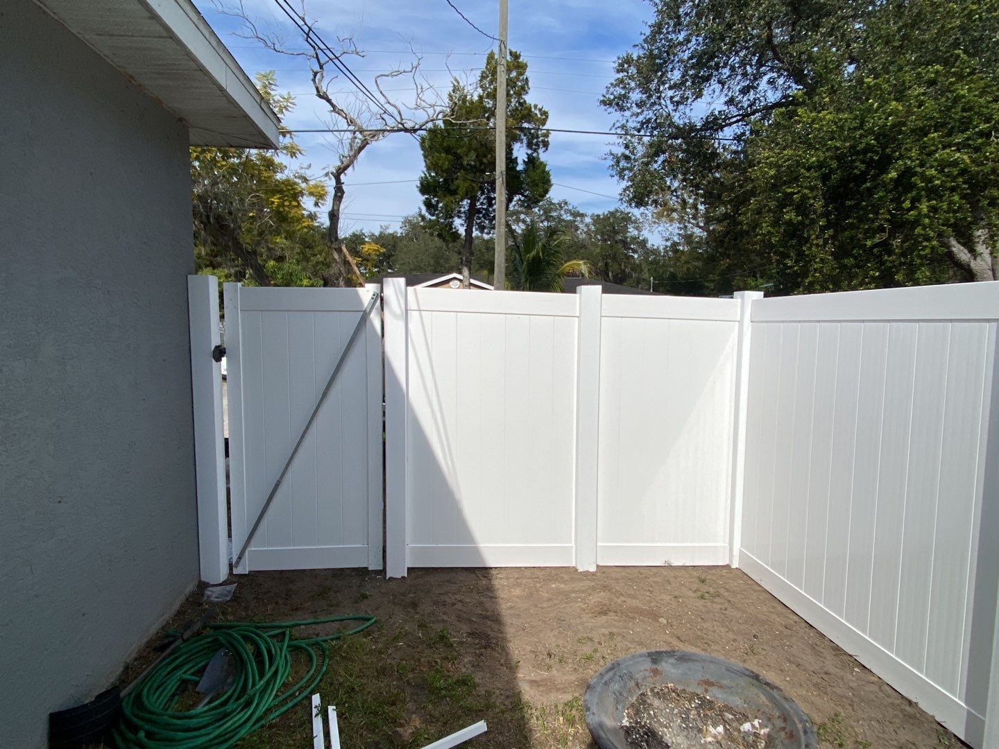 Bradenton, FL 6 ft. Tall White Vinyl Privacy Fence  by Asap fence and gates, LLC