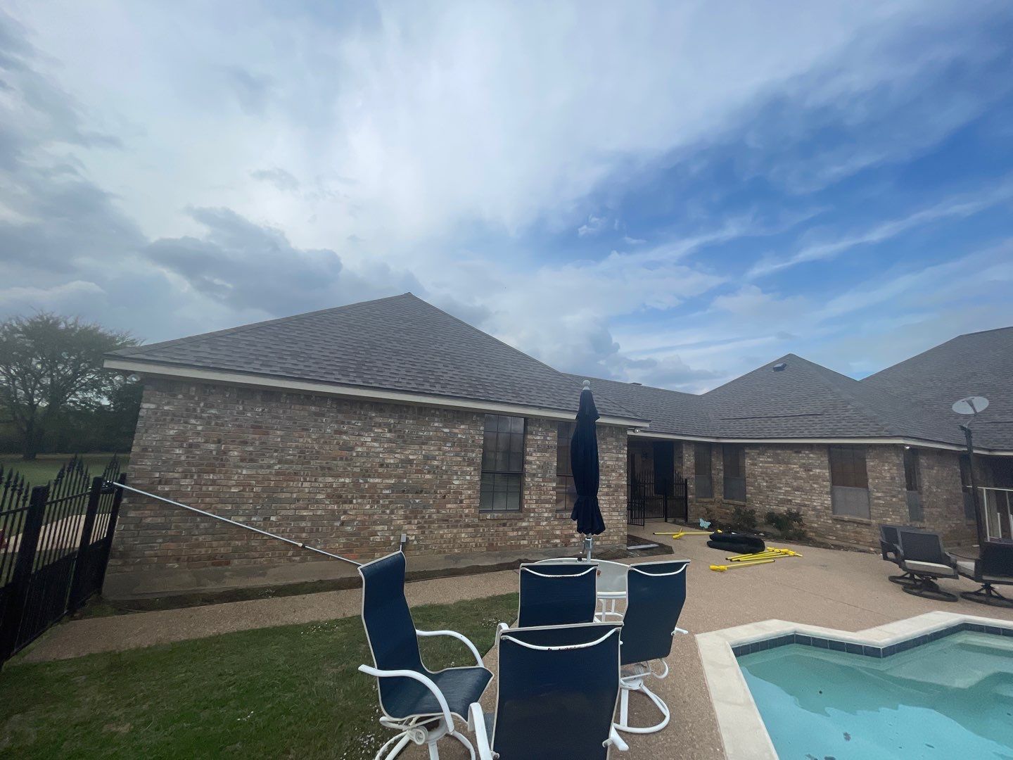 Rendon Forth Worth Texas Large Estate - Roofing Installation using GAF Timberline Armorsheild 2 Class 4 Impact Resistant Shingle System by First United Roofing & Construction