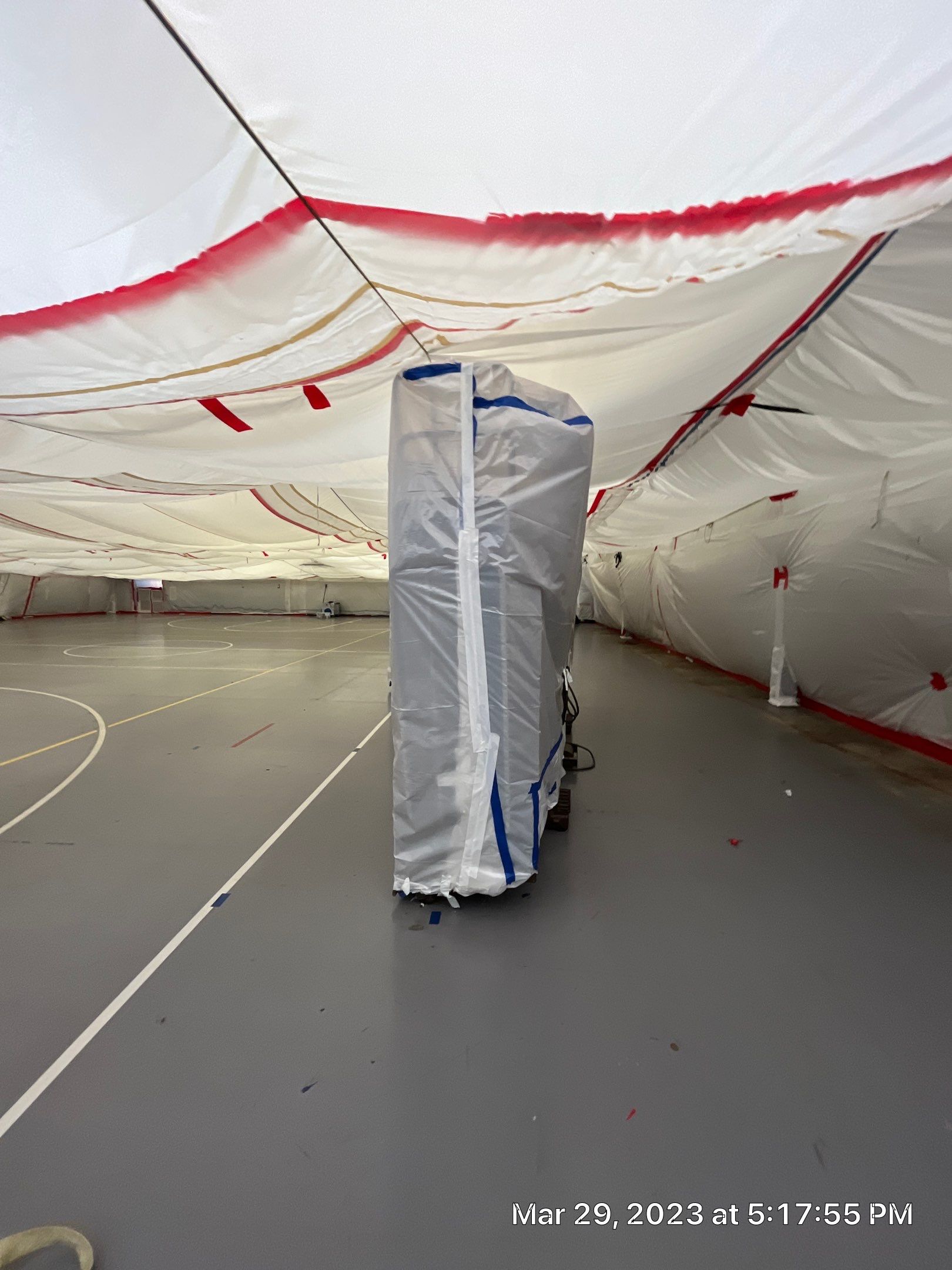 Mercury Remediation - Gym Flooring by EAS Environmental, LLC.