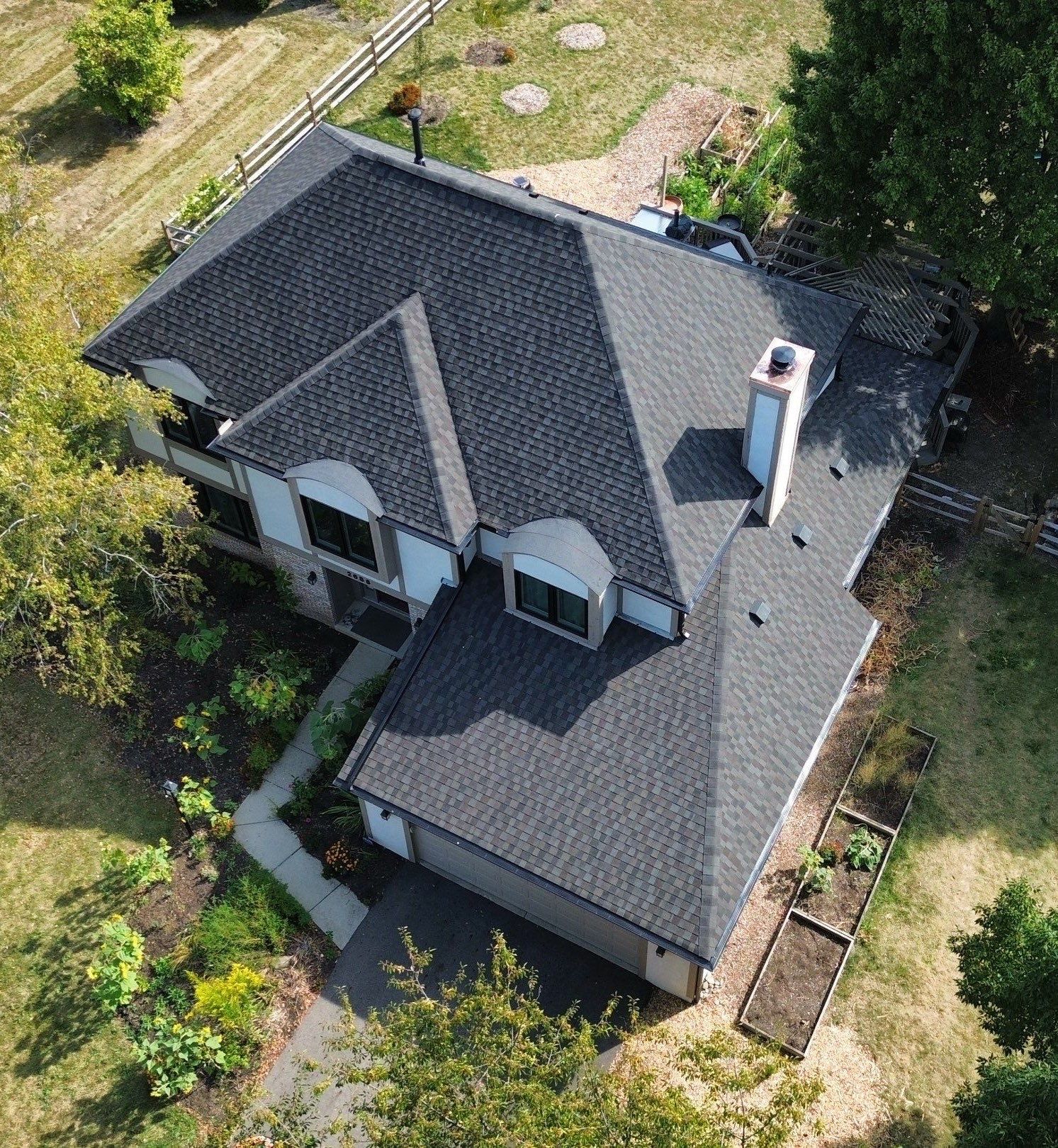 Roof Replacement, Gutters, Copper Chimney Cap by Know-A-Guy Roofing & Exteriors 