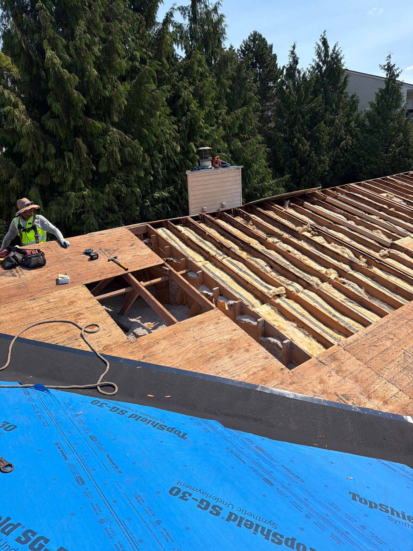 Residential Roofing Installation using GAF HDZ Shingles by Roofing Formula LLC