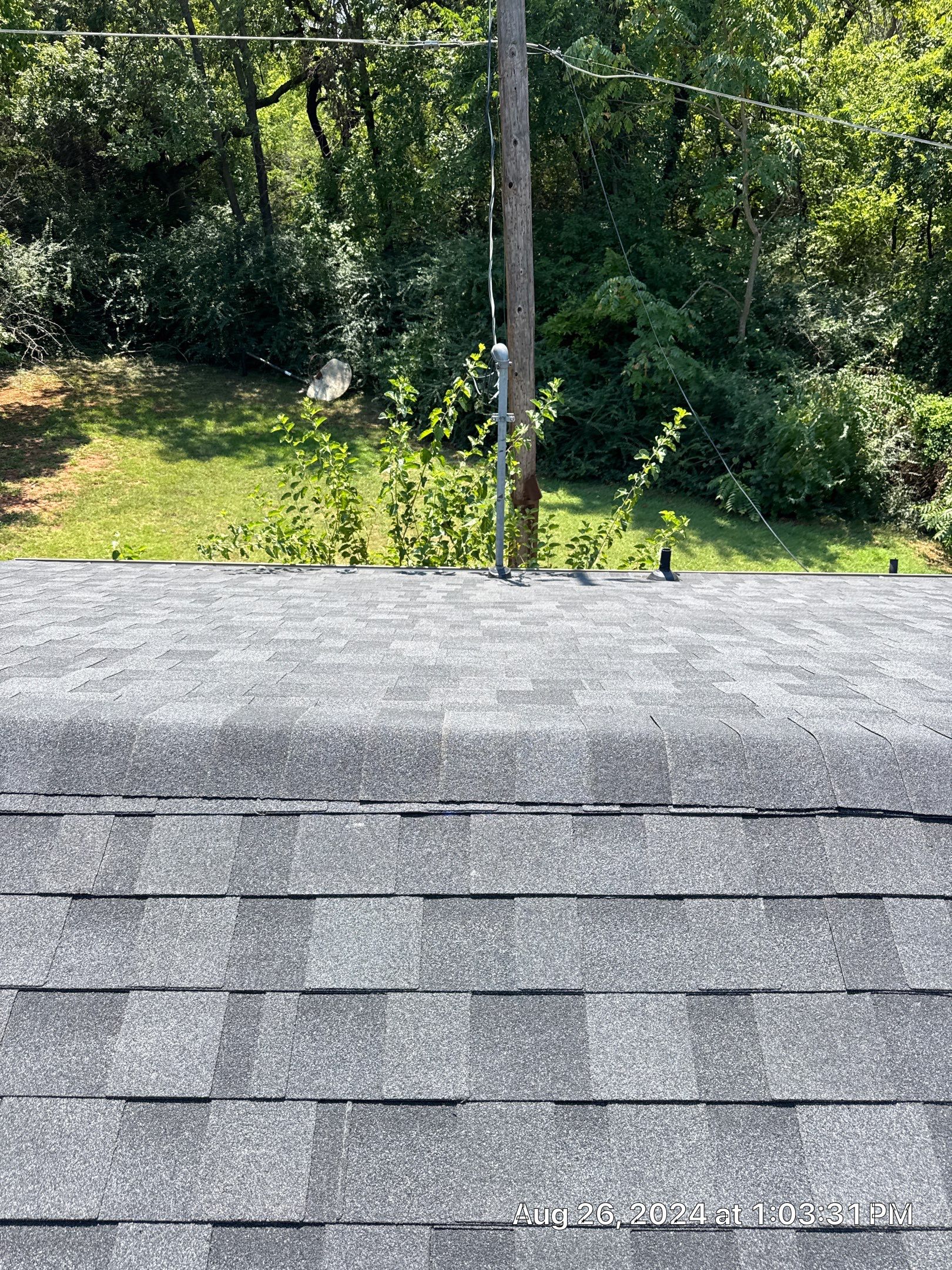 Reroof using IKO Granite Black by Castillo Roofing