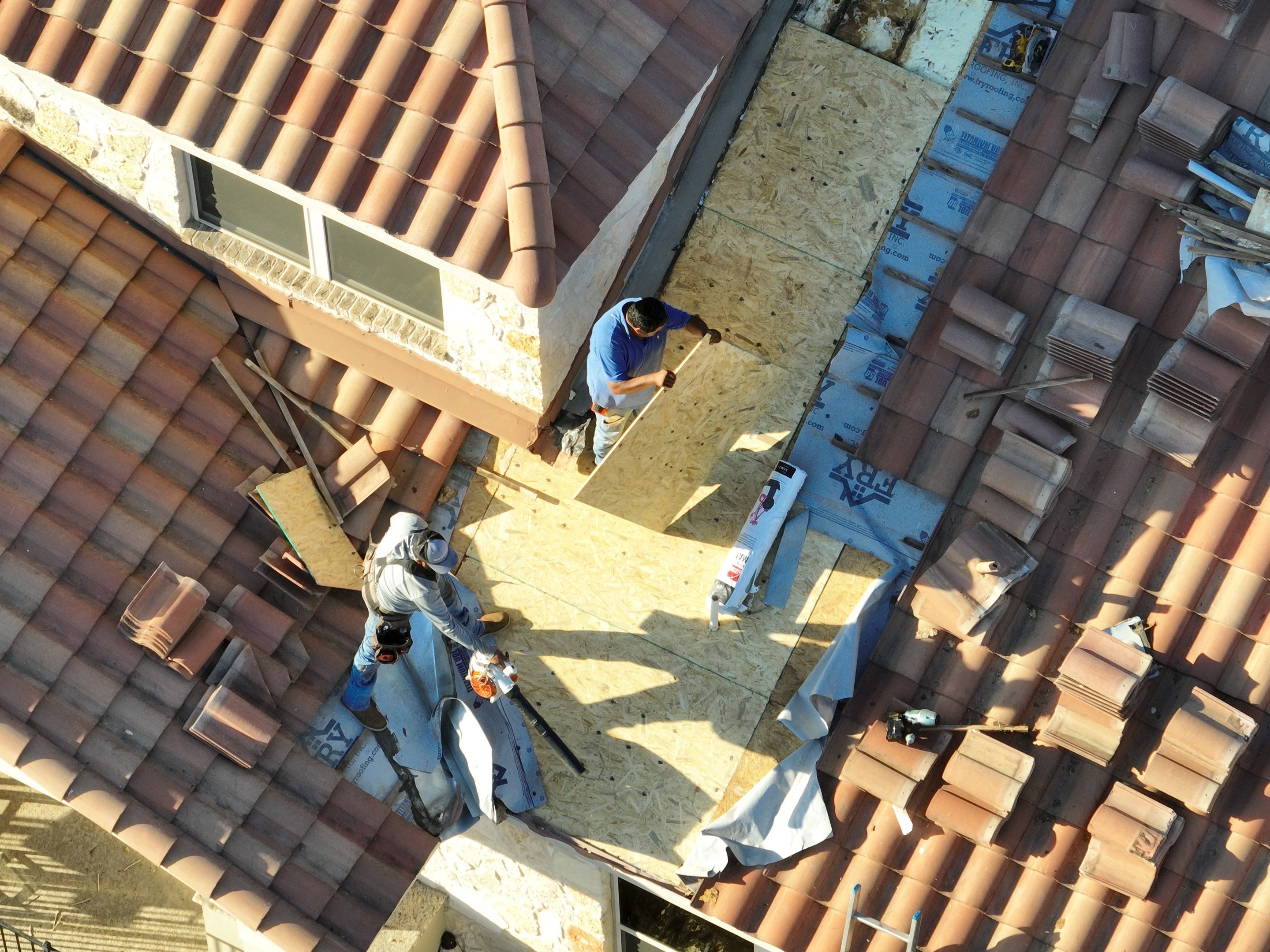 Tile Roof Repair  using Concrete S Tile by Premier Roofing and Contracting