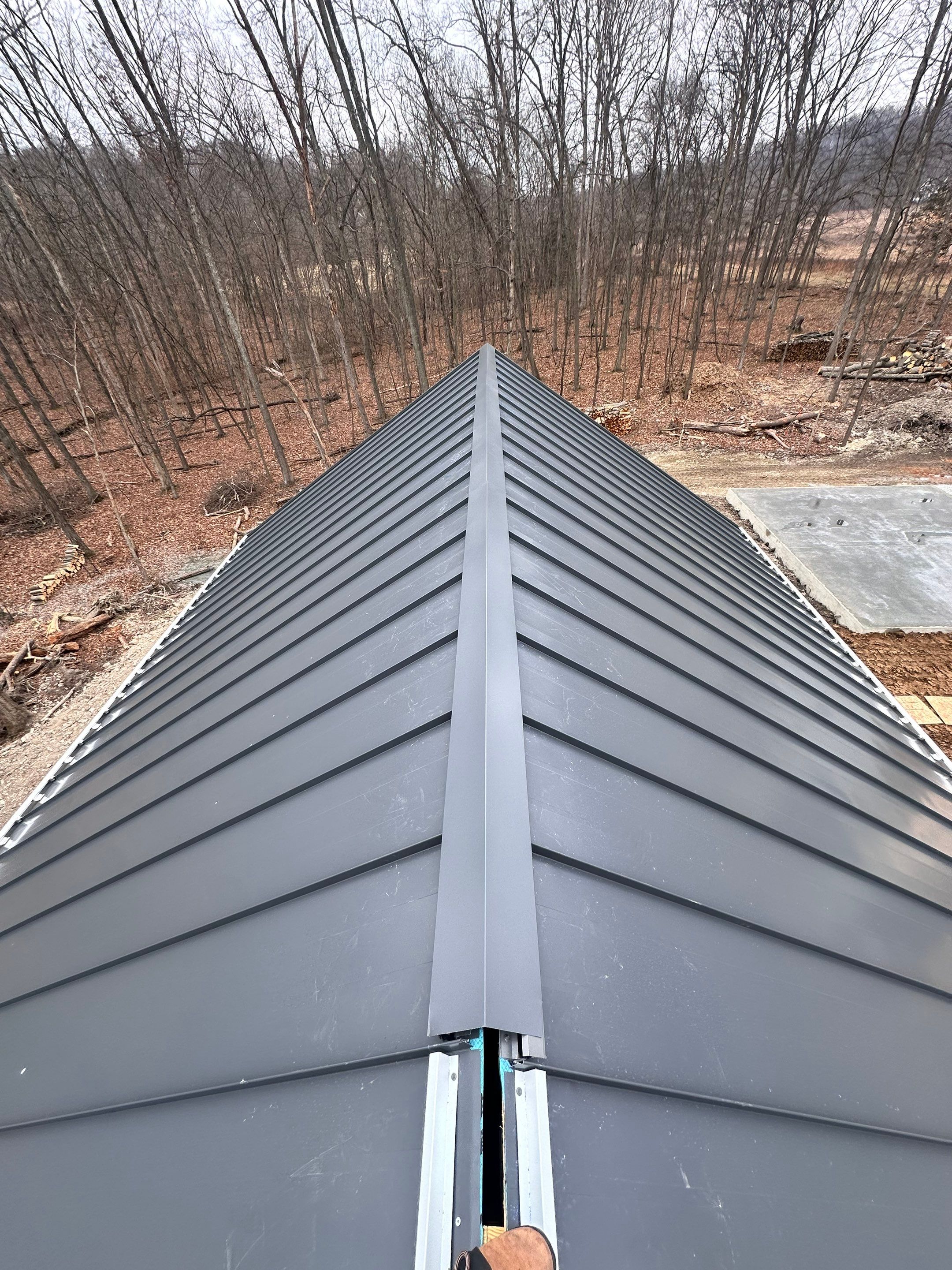 Standing Seam  using Everlast Standing Seam 24 Gauge  by Teflon Roofing