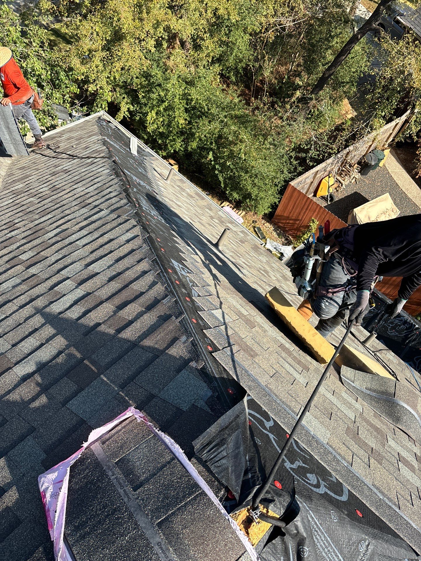 Residential Roofing Installation using Owen's Corning Duration (Lifetime) Shingles by Roof Repair Company