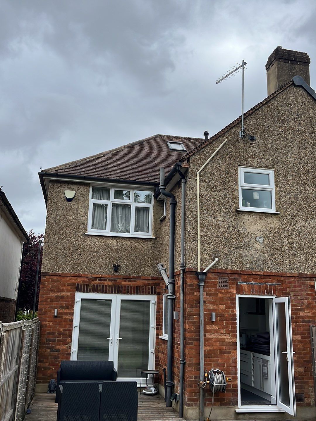 Roof Clean  - Moss Removal - Gutter Clean using Honda 15lpm Low Pressure Washing Machine by Ges Exterior Cleaning ltd
