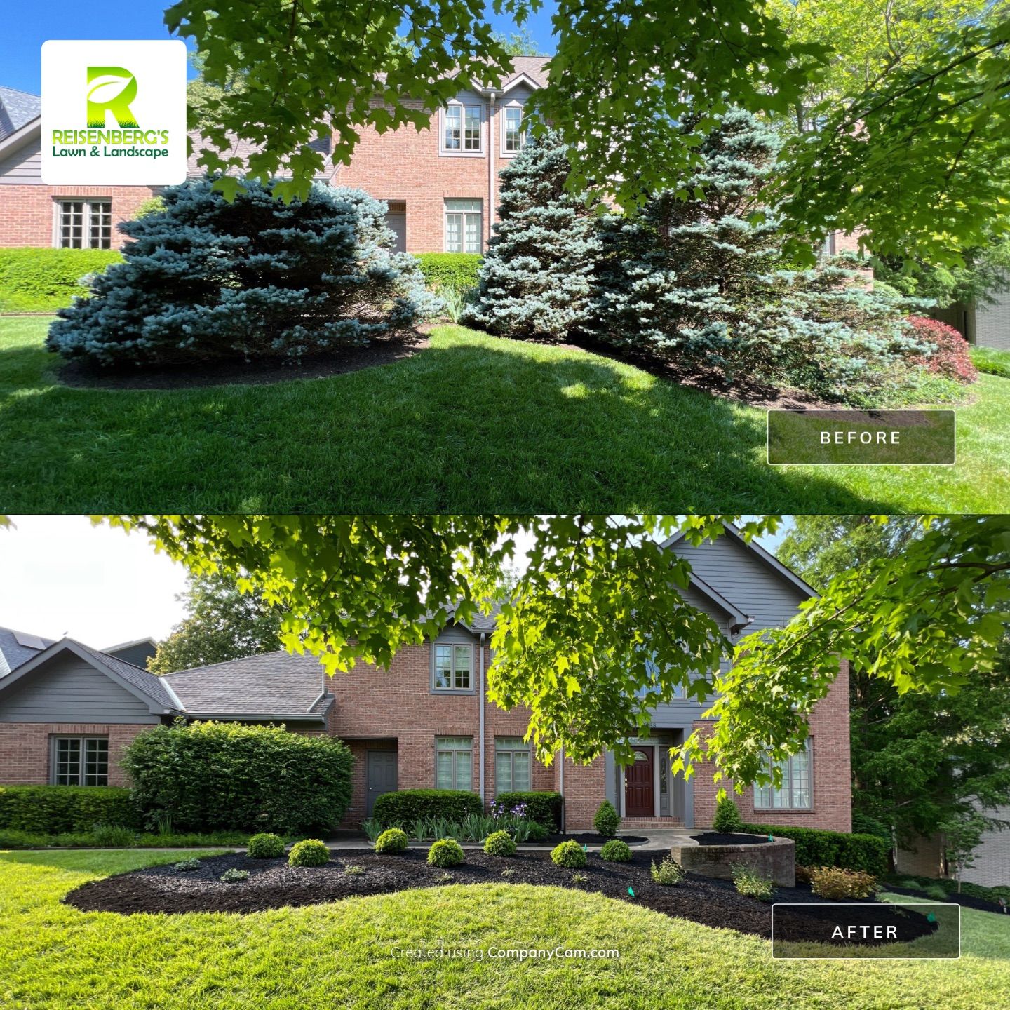 Landscape Tear Our & Install by Reisenberg’s Lawn & Landscape, LLC