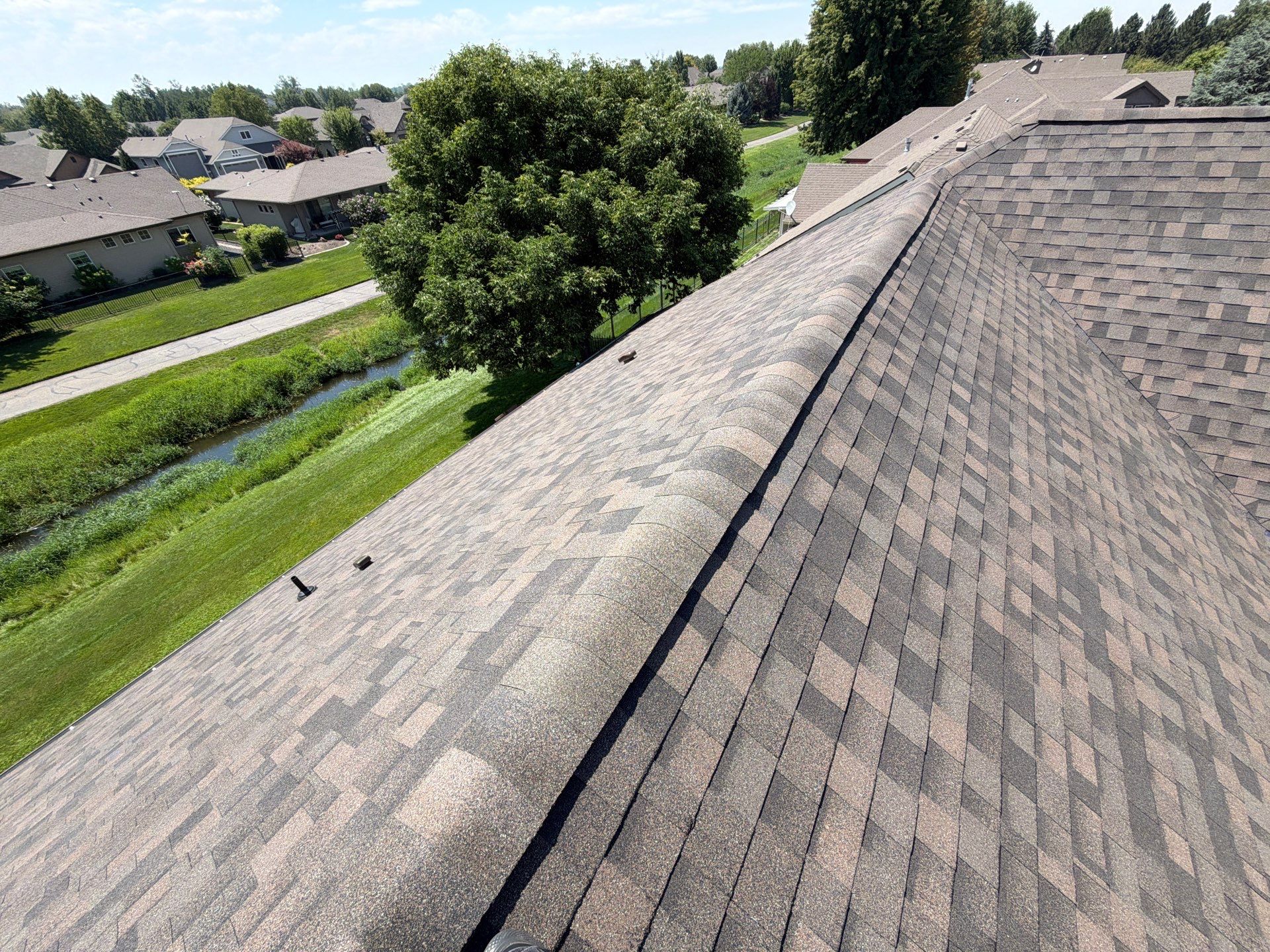 Complete Residential Roof Replacement with Architectural Shingles in Star by Olive Roofing