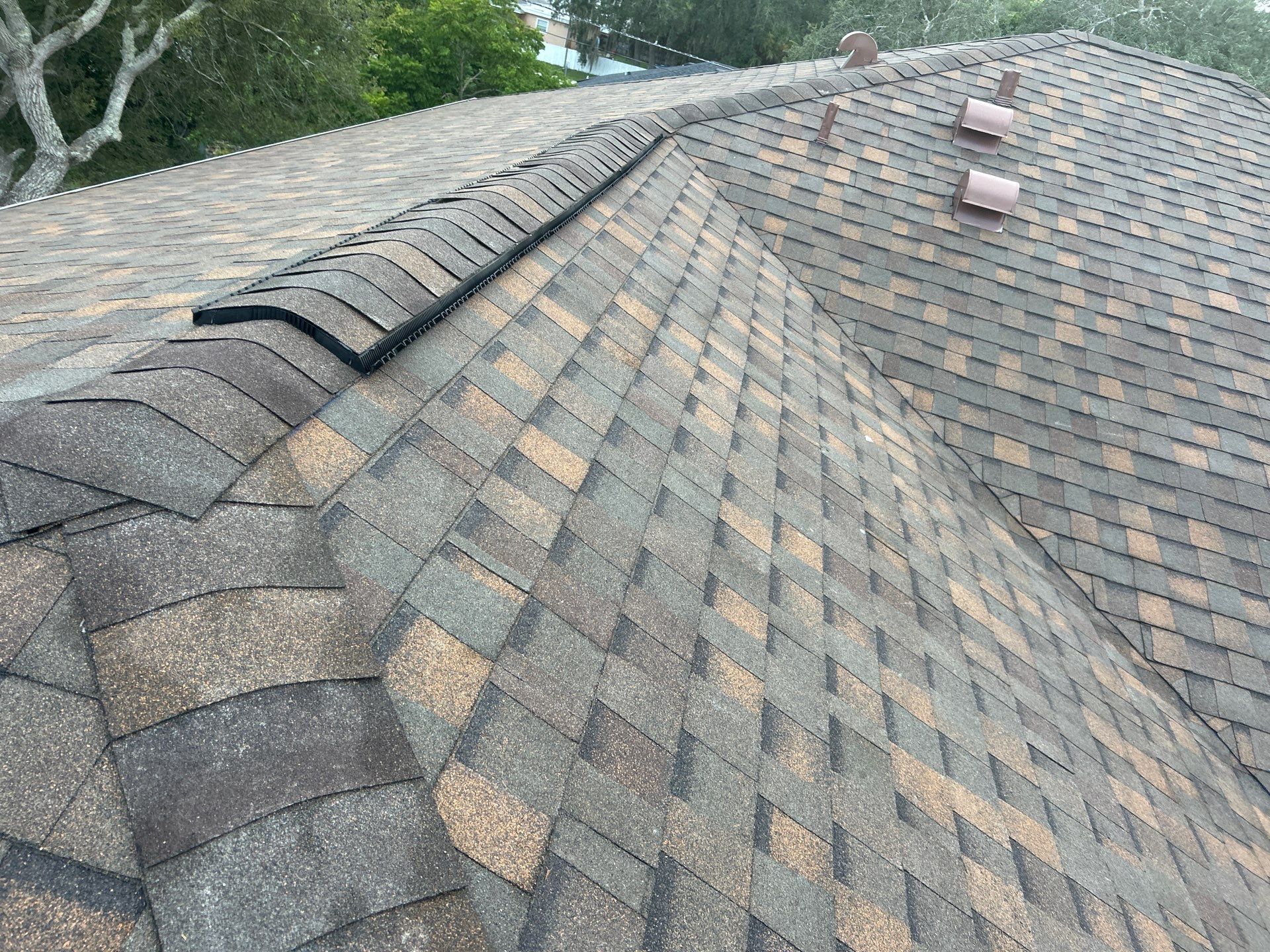 Deltona Roof Replacement Featuring Copper Canyon Shingles and Decking Repair by Pinnacle Roofing Group