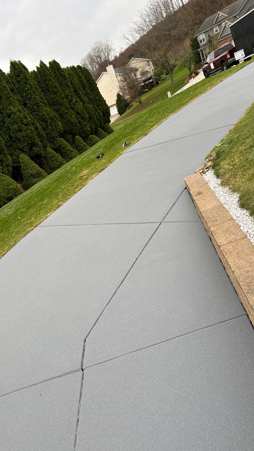 Twilight Driveway Project in Bridgeville by Floors in a Day, Inc