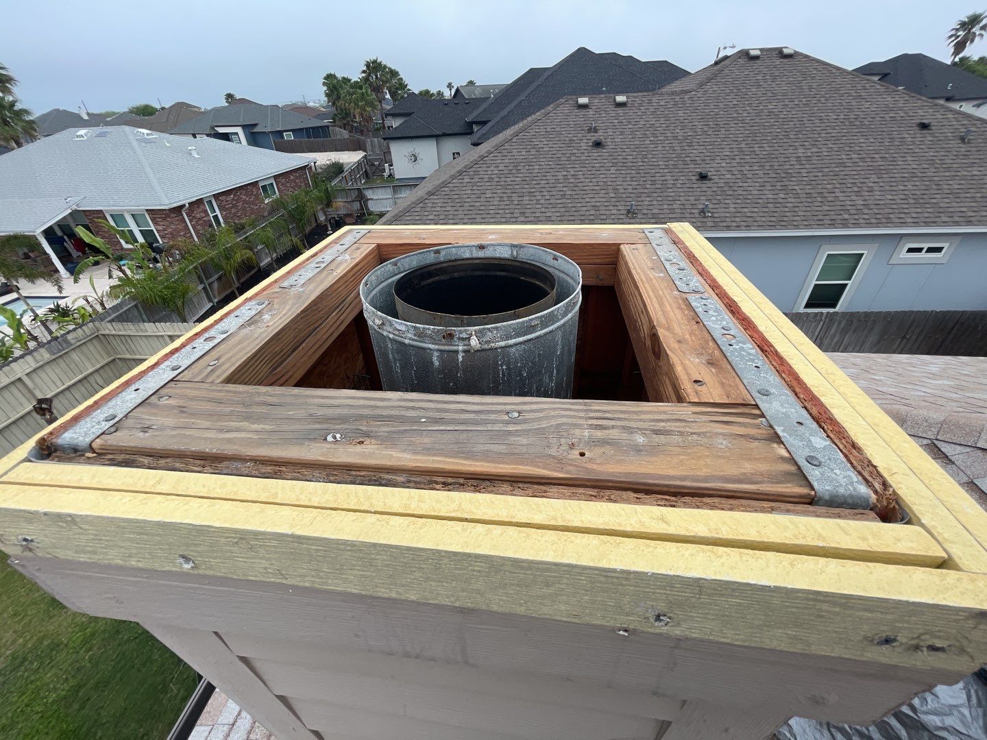 Chimney Cap Replacement With Stainless Steel by Lighthouse Roofing
