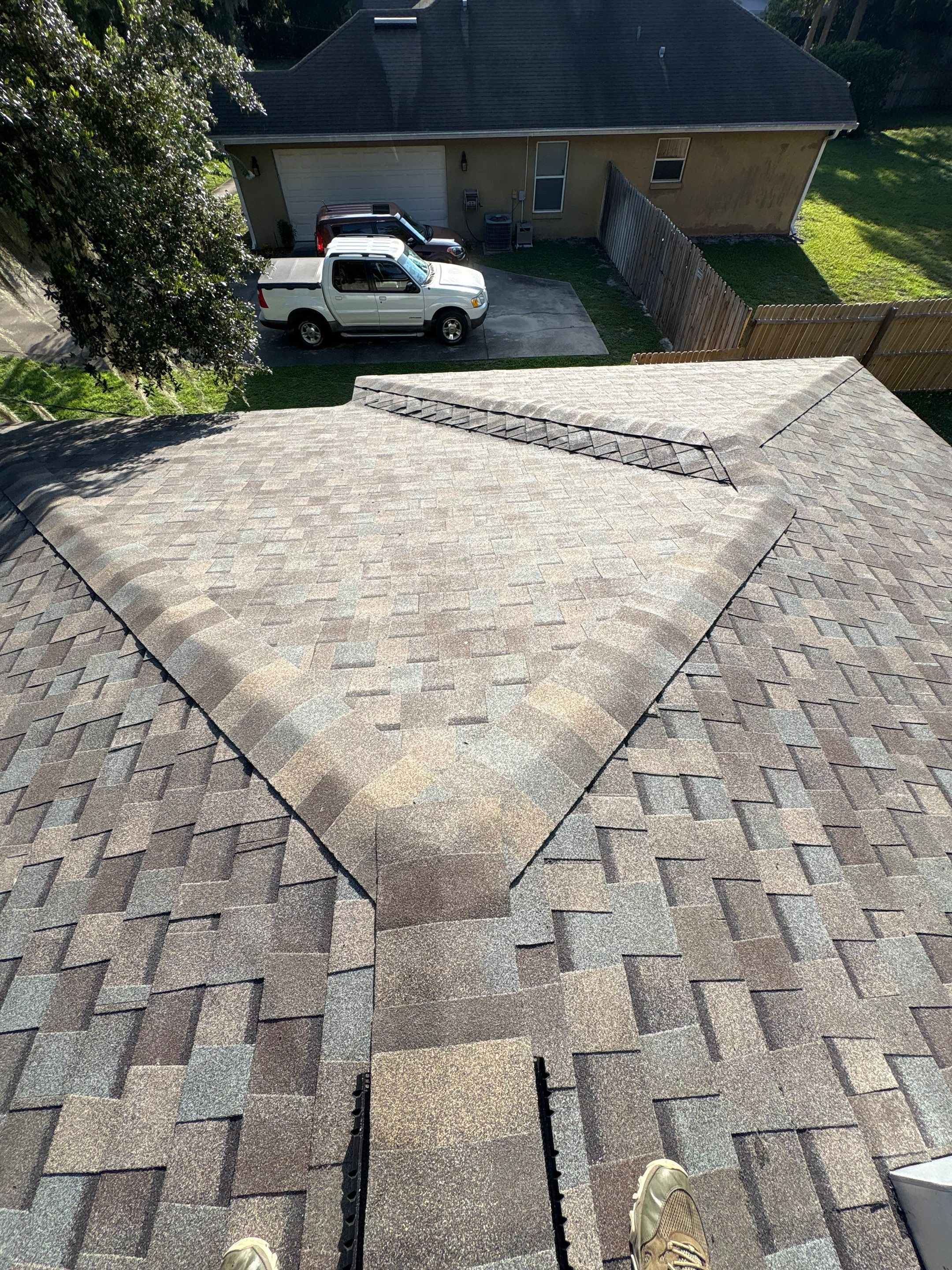 DeBary Residential Roof Replacement with Atlas Pinnacle Shingles and Wood Repair by Pinnacle Roofing Group