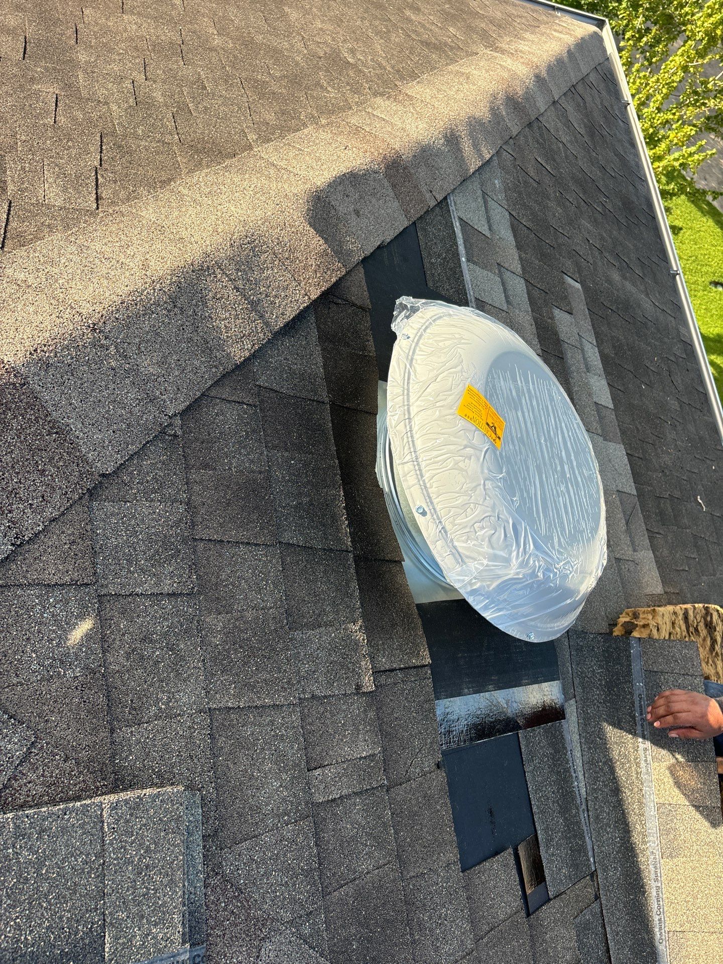 Hail Damage using Owen's Corning Duration (Lifetime) Shingles by Roof Repair Services LLC