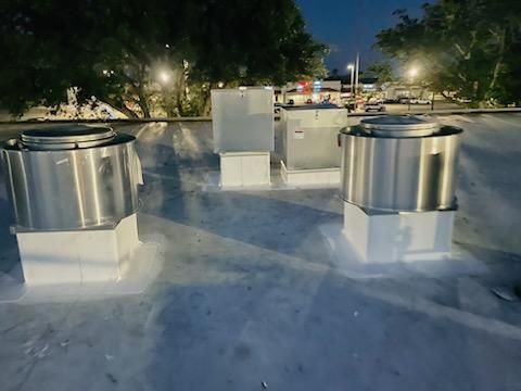 Commercial Roofing Repair using TPO by Galvan Roofing and Construction
