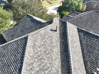 Residential Roofing Installation using CertainTeed Landmark MaxDef Weathered Wood