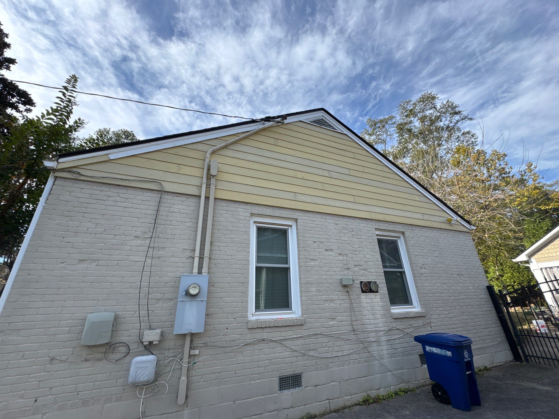 Exterior Painting and Gable Siding Replacement in Decatur by Swift Home Renovations