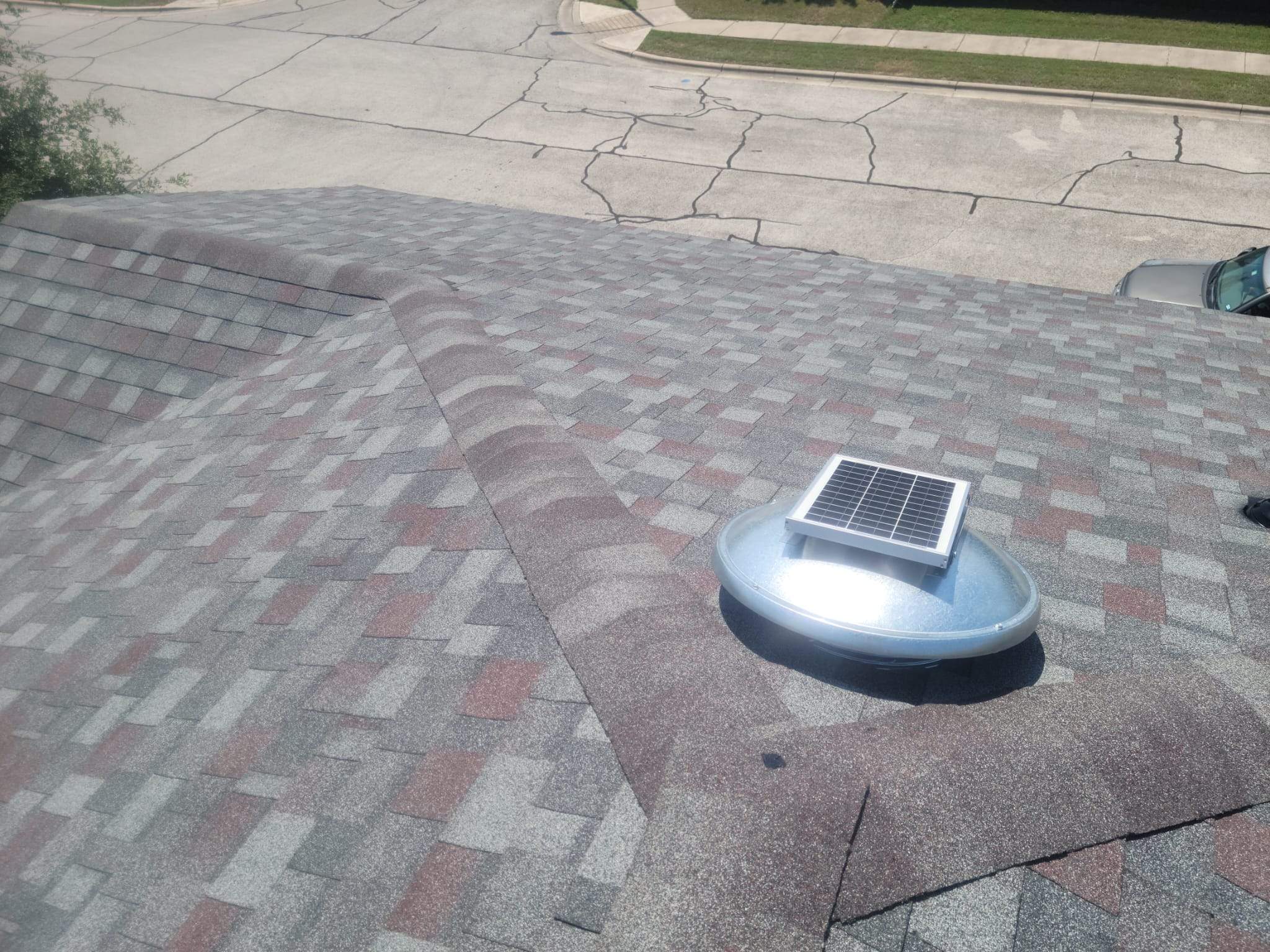Residential Roofing Replacement and Sheathing Upgrade in Manor by Caliber Restoration LLC
