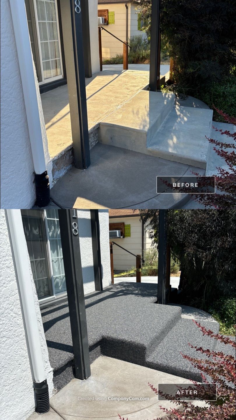 Front Stoop Upgrade for Sylvia by Mr. Mudd Concrete