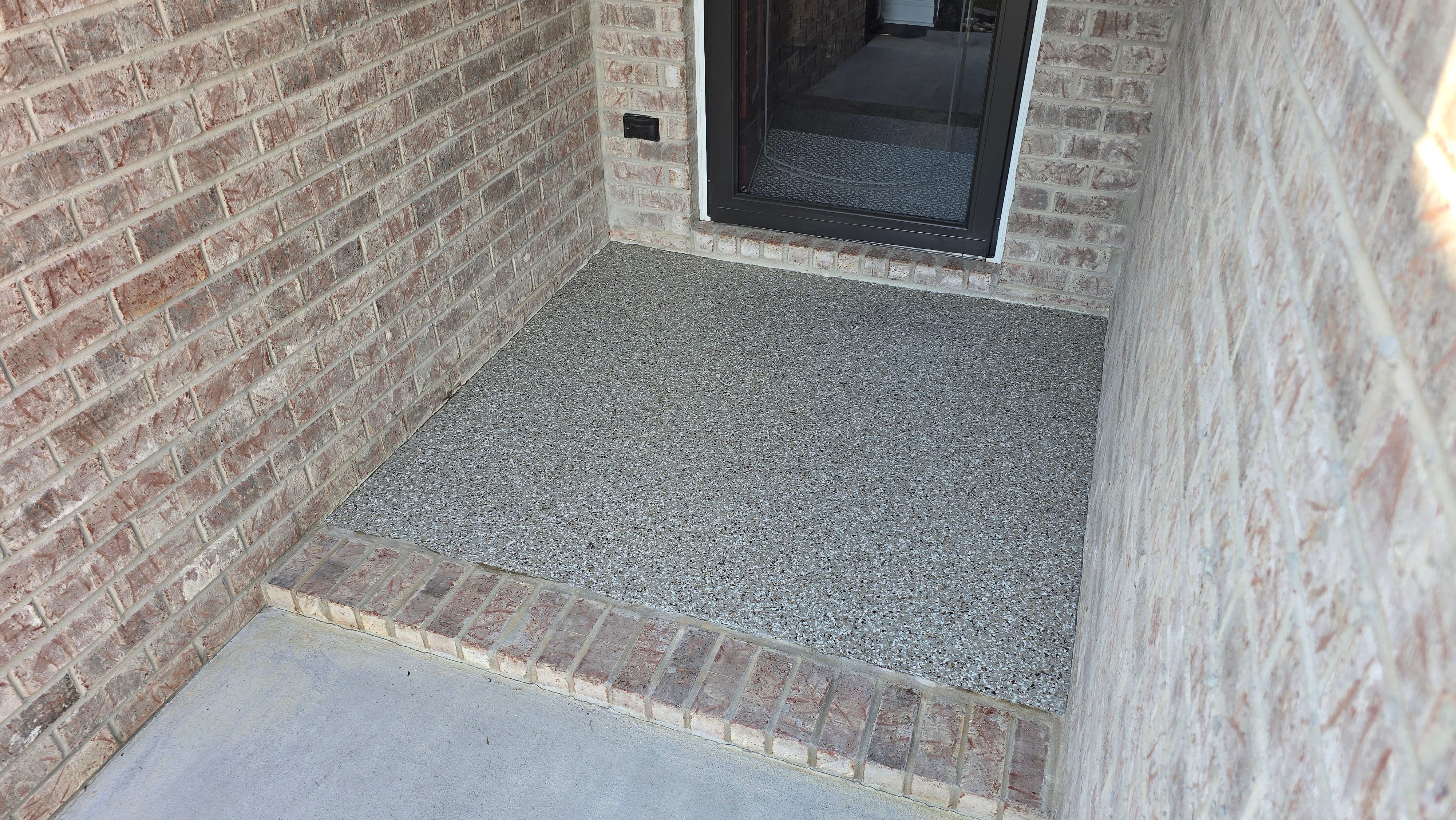 Two Porches Completed Using Tidal Wave & Creekbed by Elite Floor Solutions