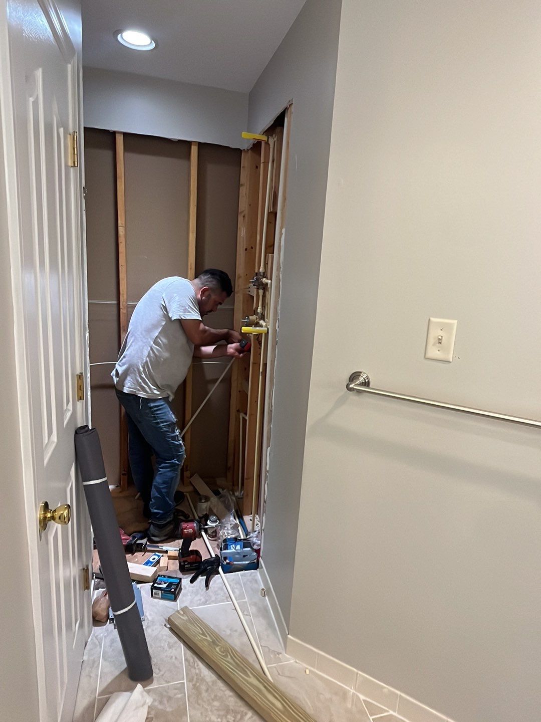 Bathroom Remodel by Greenspring Construction Services