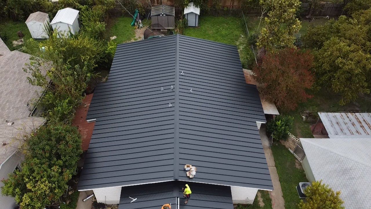 Matte Black - L&A Metals Standing Seam by RoofsOnly.com
