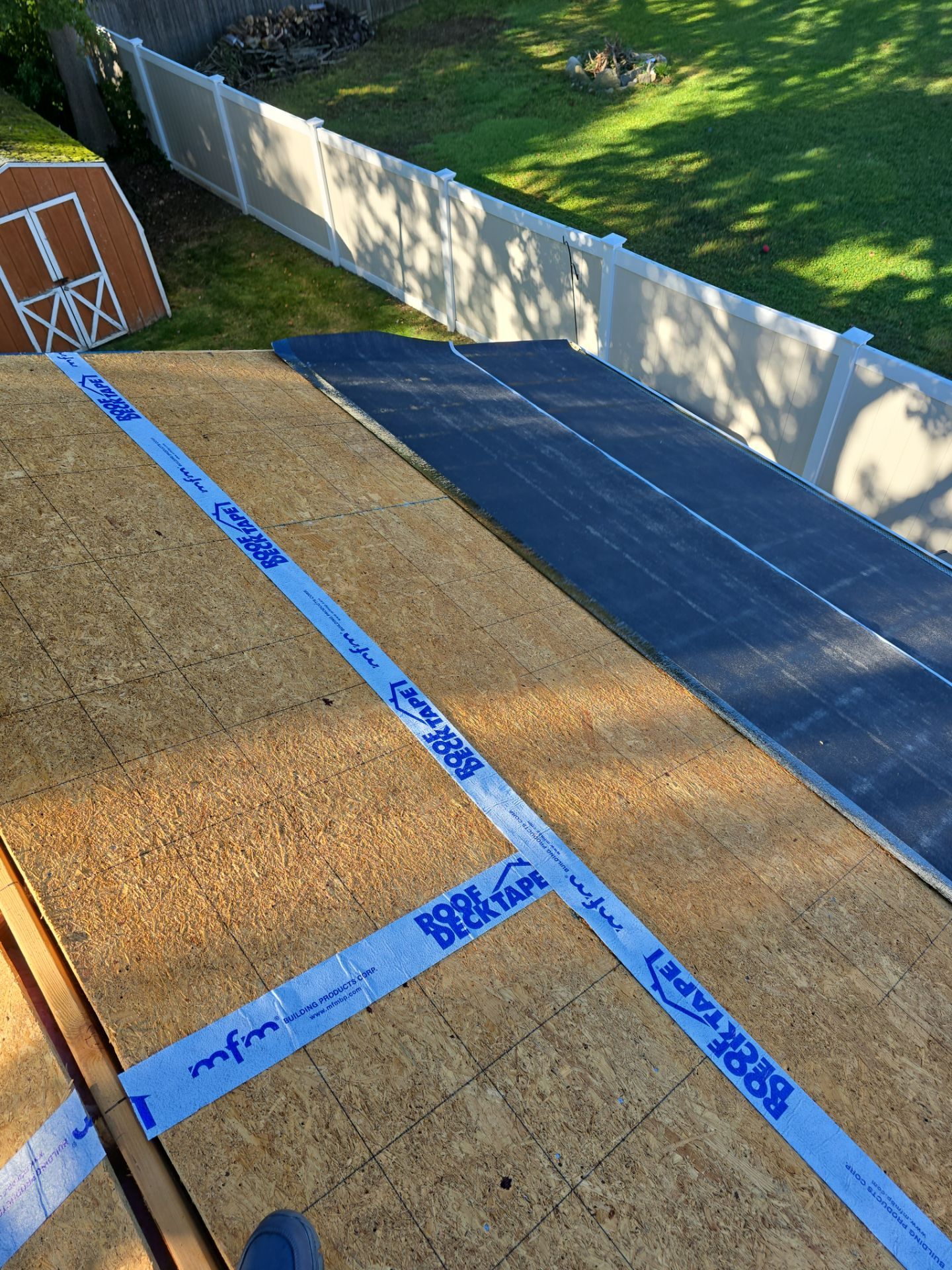 Residential Roofing Installation using Owens Corning TruDefinition Duration AR - Williamsburg Gray by A Plus Exterior