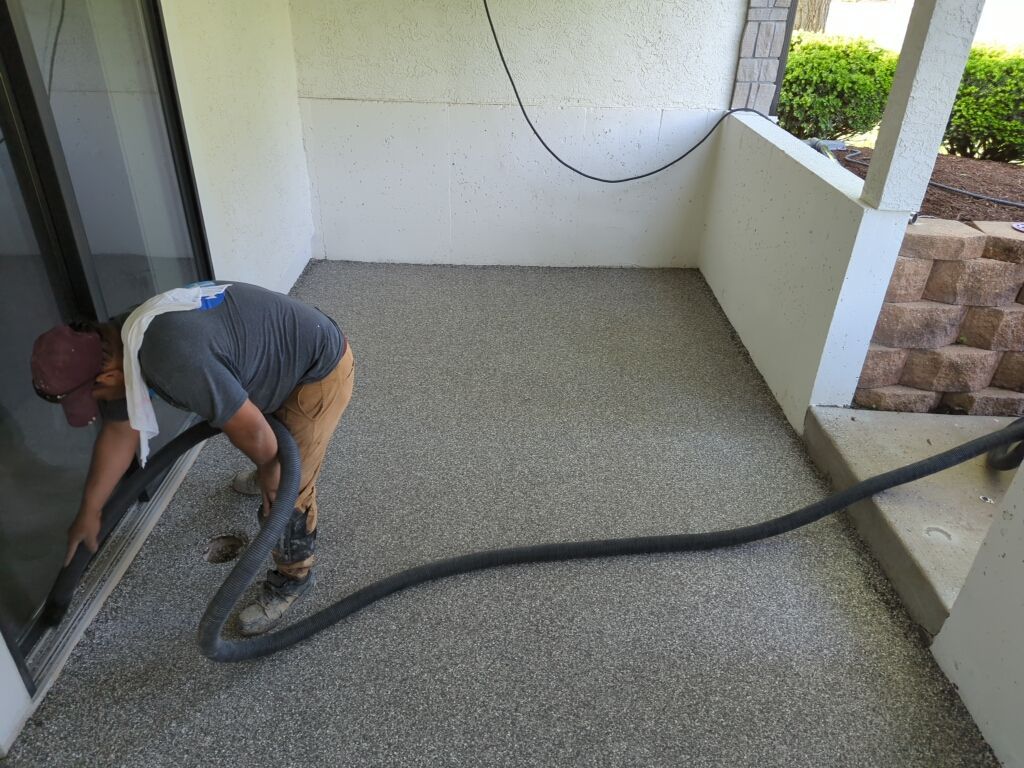 Garage using Silver Creek by Select Painting, Coatings & Garage Cabinets