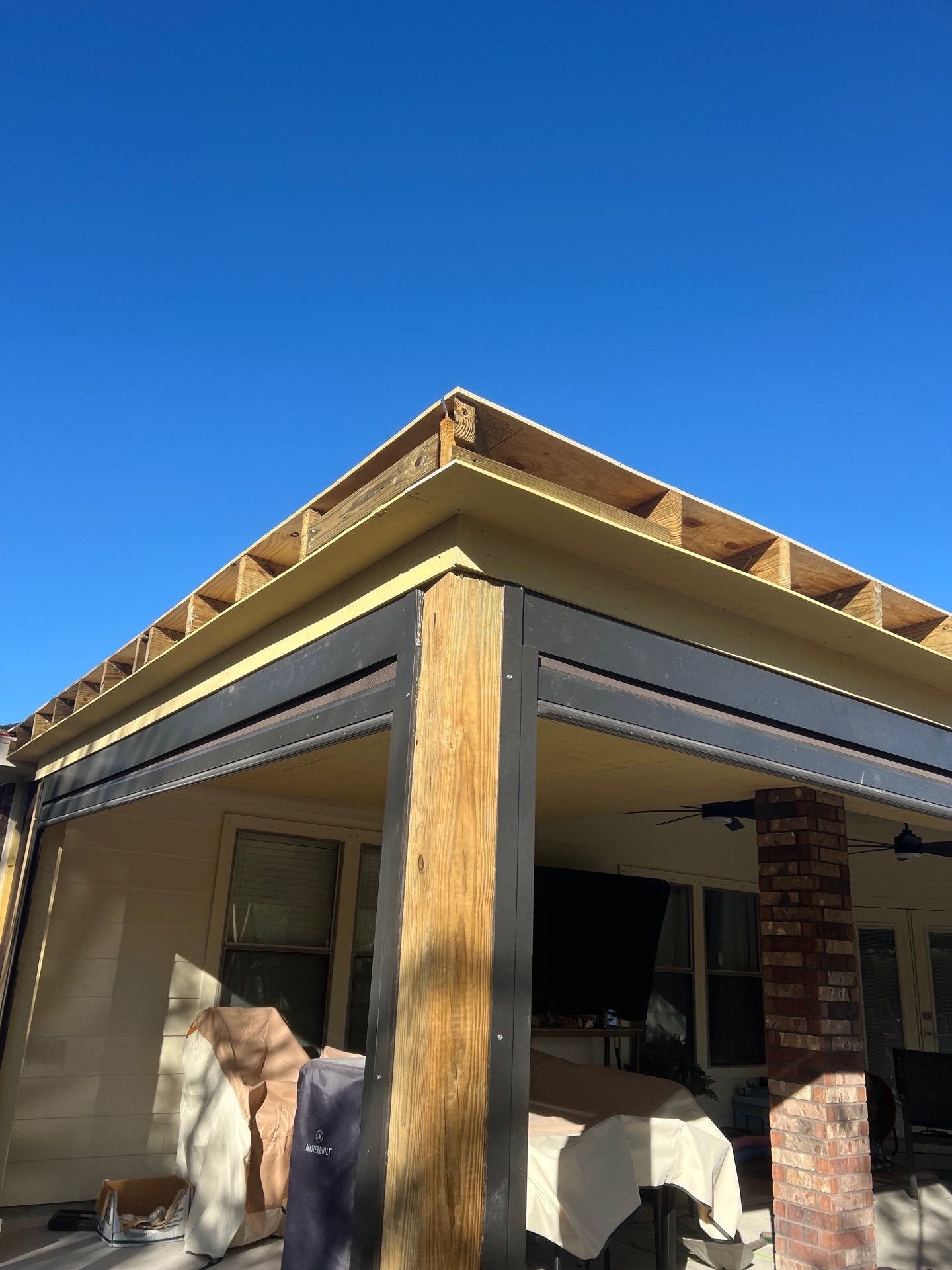 It Ain't Easy getting Shady  by Bayfront Roofing and Construction