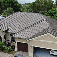 24ga 1.5" Mechanical Seam Medium Bronze  by Total Roofing System The Metal Roof Experts