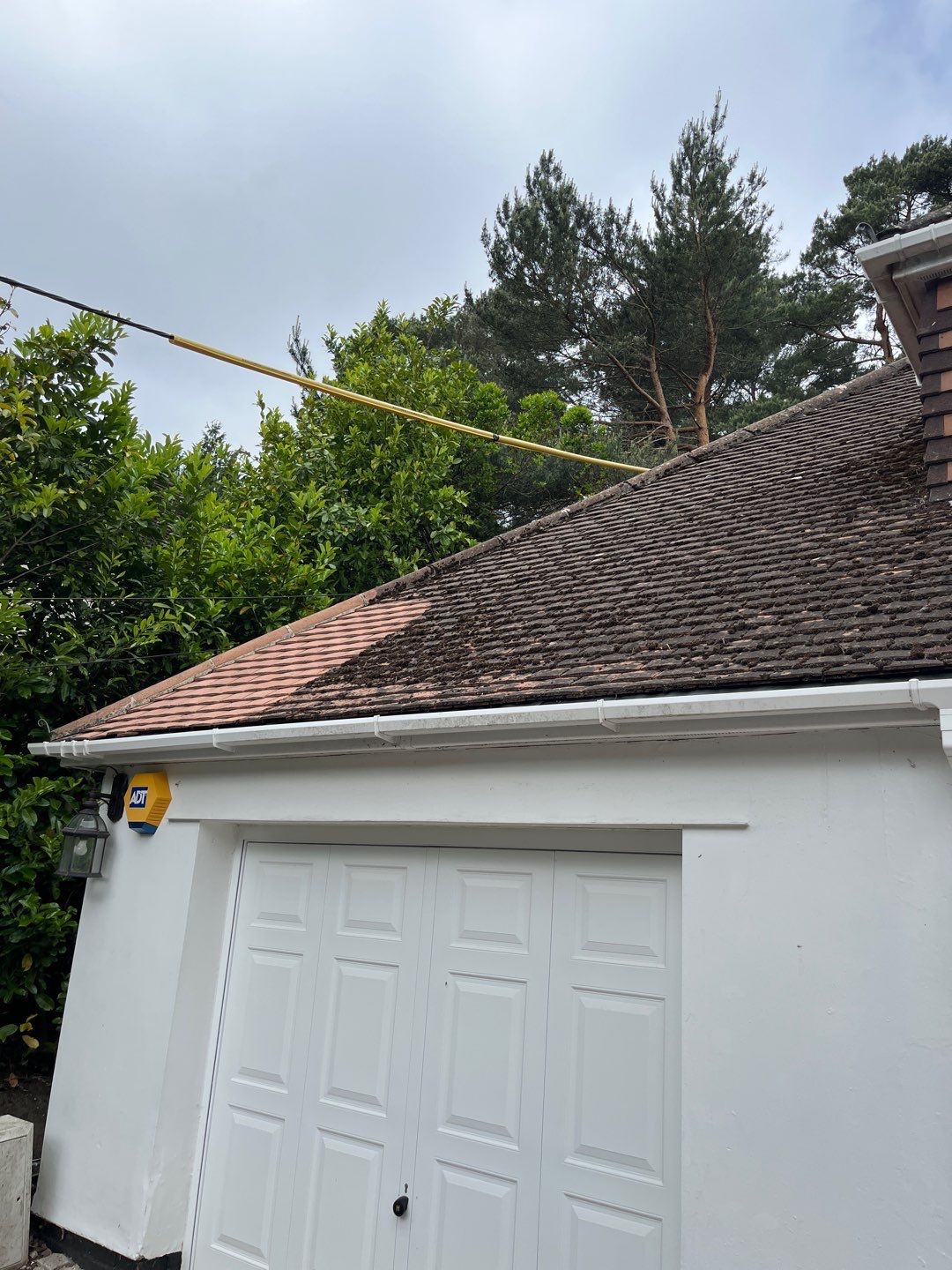 Roof Clean  - Moss Removal - Gutter Clean using Honda 15lpm Low Pressure Washing Machine by Ges Exterior Cleaning ltd