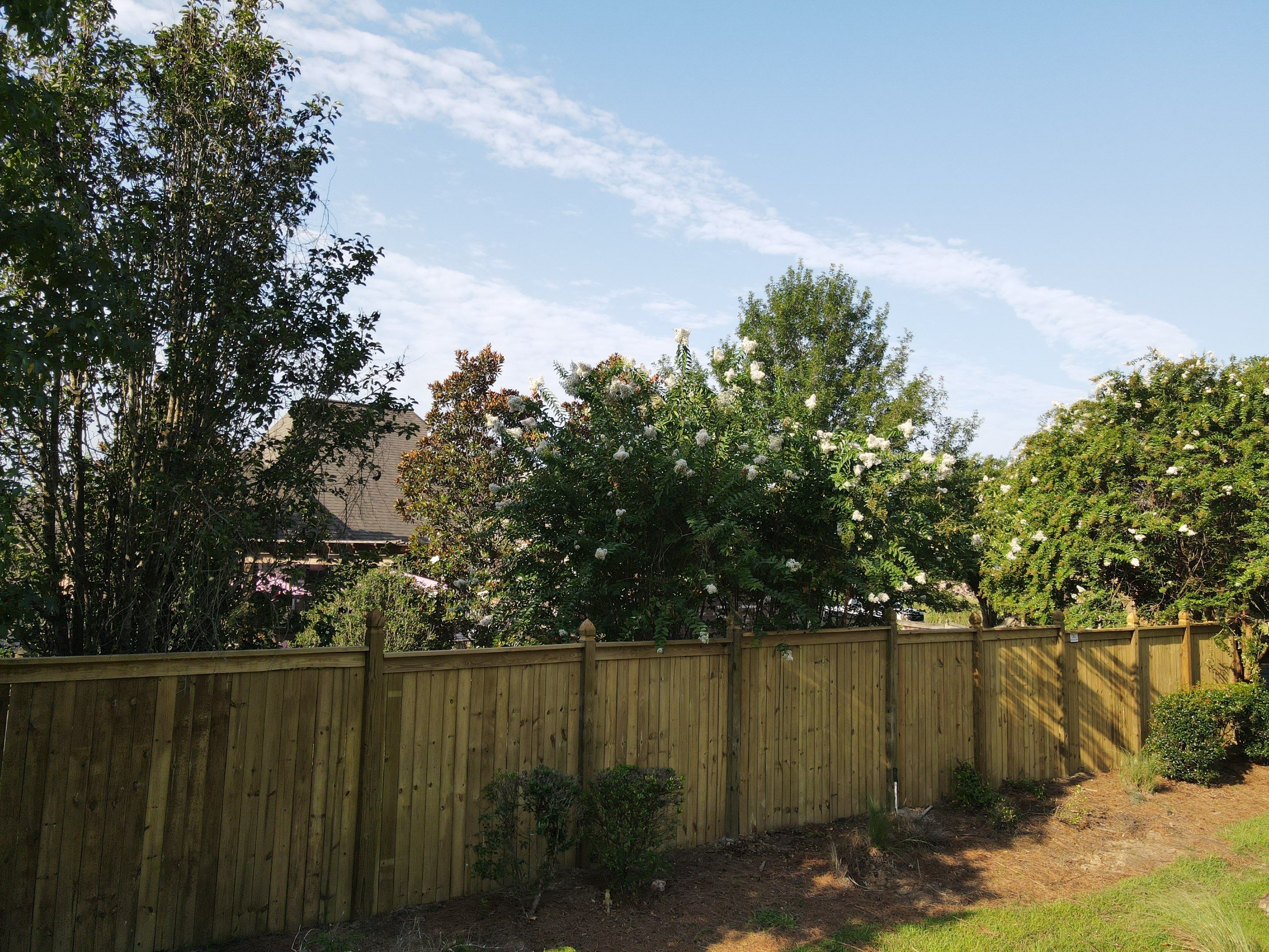 8ft Treated Pine Good Neighbor Fence by Roberson Construction LLC