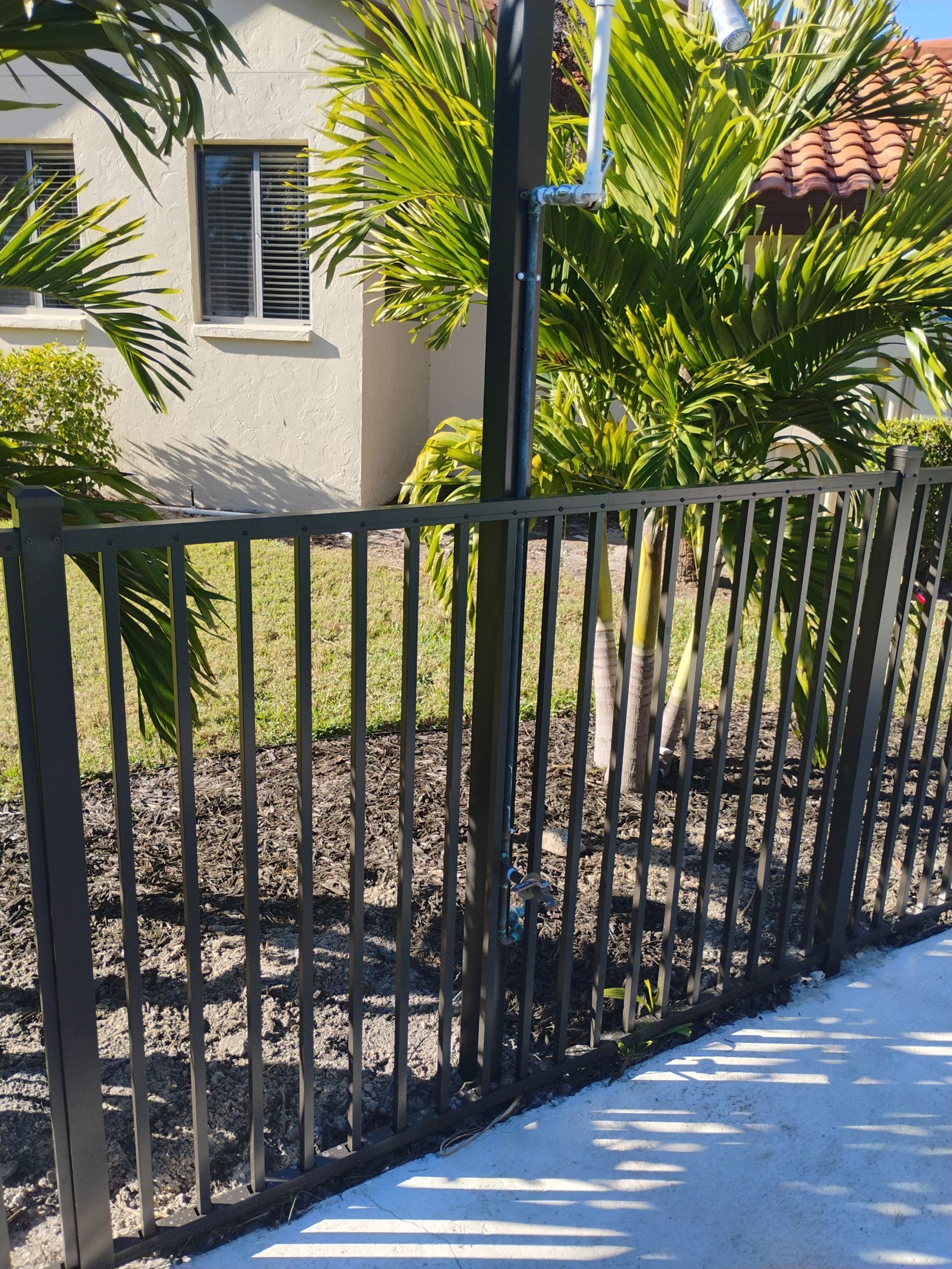 Bronze Commercial Aluminum Pool Fence for Sorrento Place Condos by True Fence LLC
