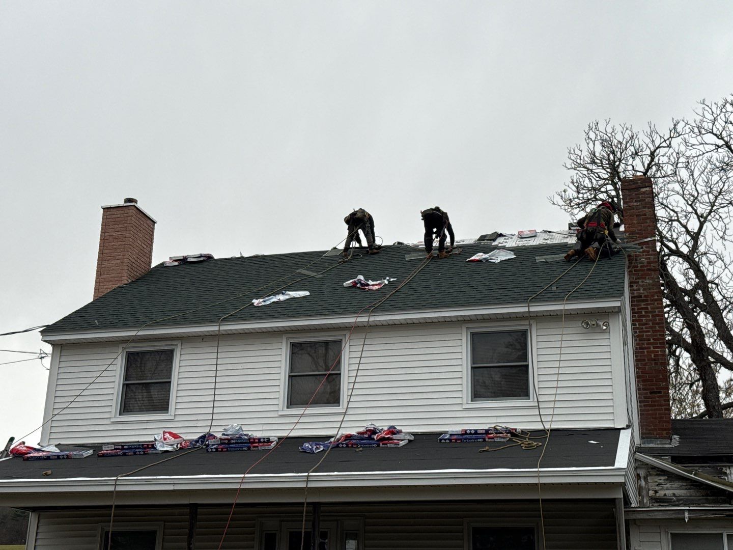 GAF Timberline® HDZ™ Roof Replacement – Hunter Green | Family Farm in Haverhill, MA by Sensible Home Solutions