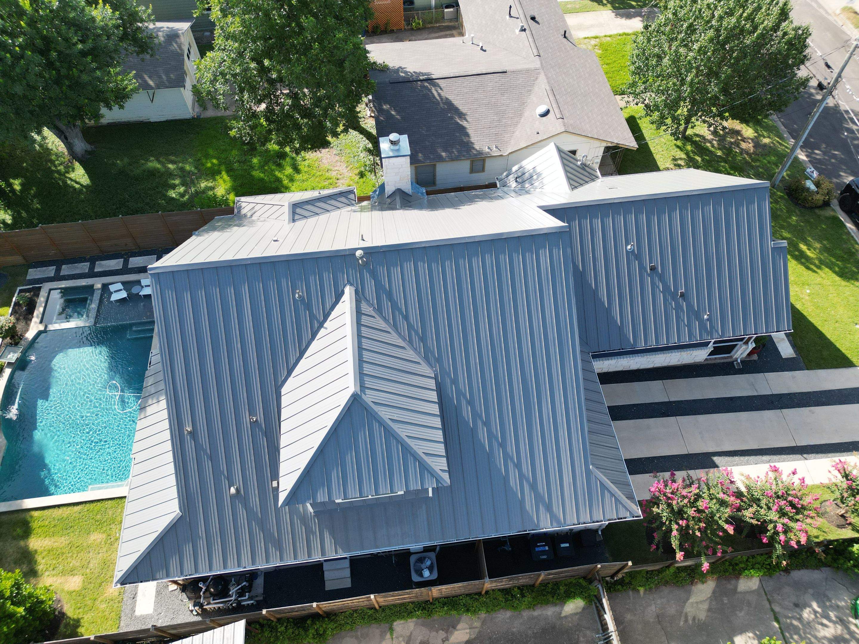 Charcoal Grey - L&A Metals LLC Type FF100, Hidden fastener/Standing Seam by RoofsOnly.com