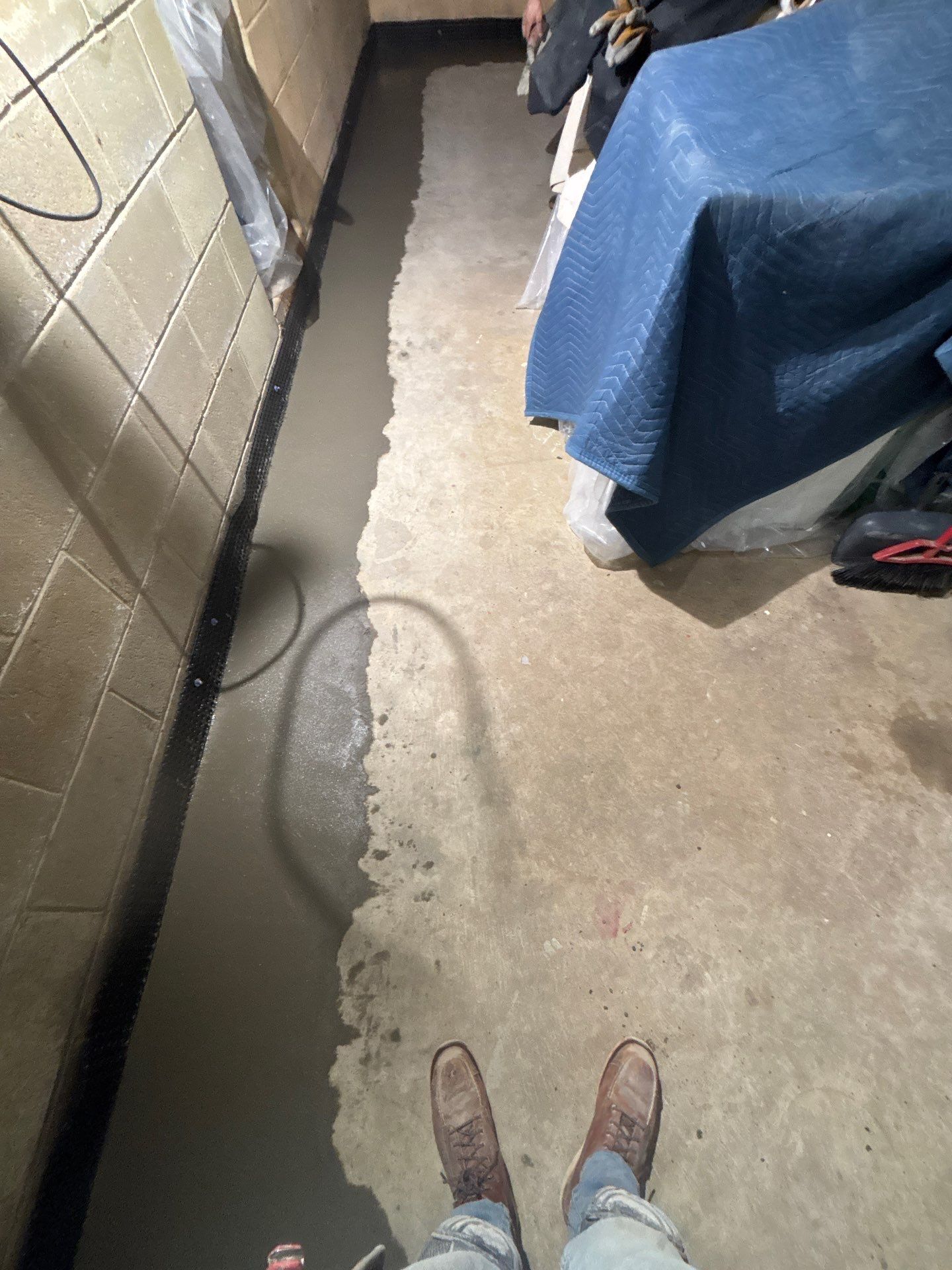 Helping Dan Get Going on His Remodel by Waterproofing Northeast