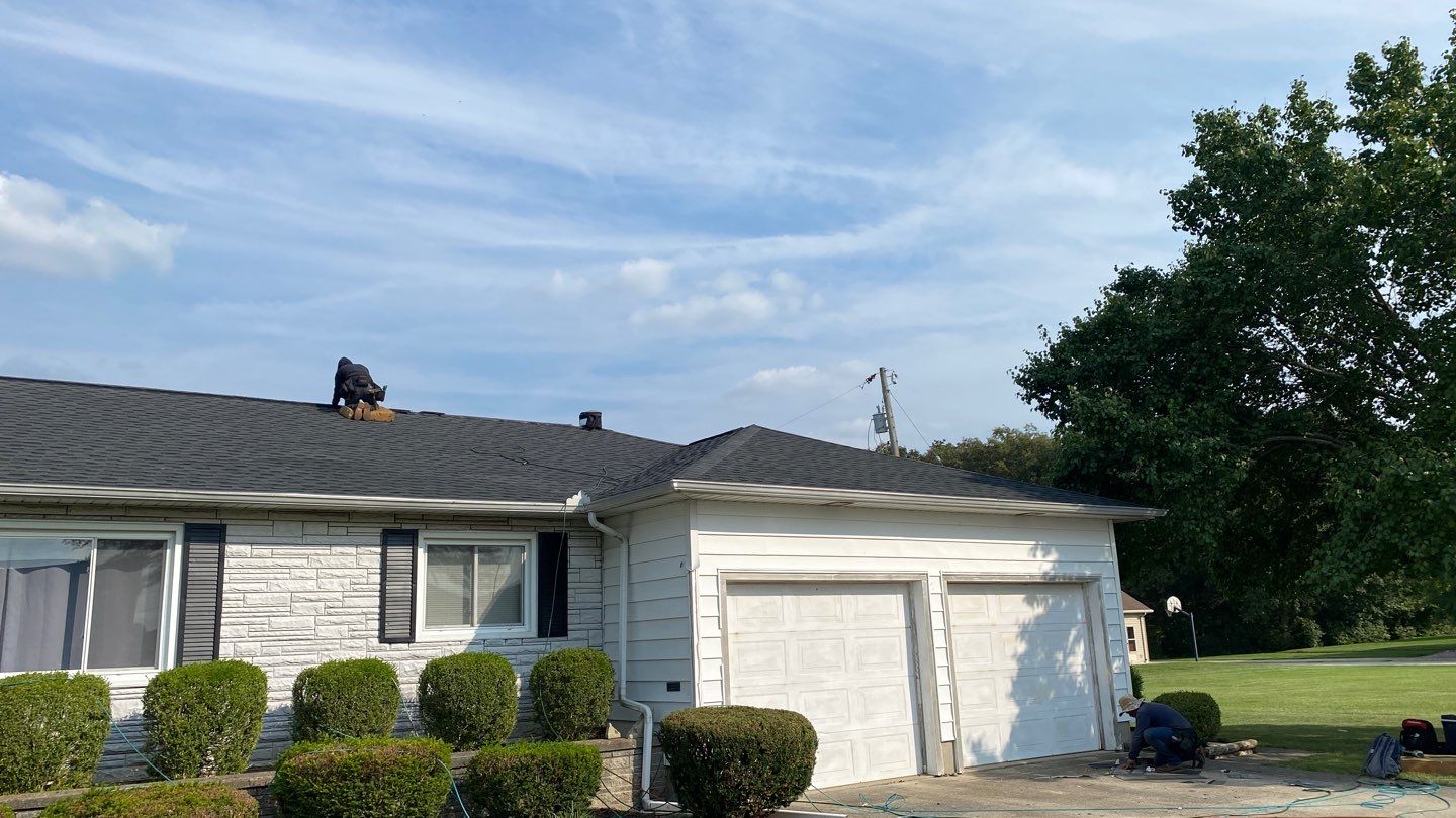 Residential Roofing Installation using GAF Timberline HDZ Charcoal by Nitro Roofing and Construction