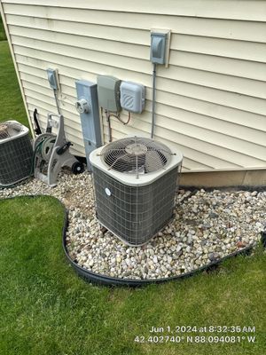 Carrier Central Air Conditioning Installation