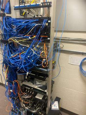 Structured cabling installation by CimaSolutions