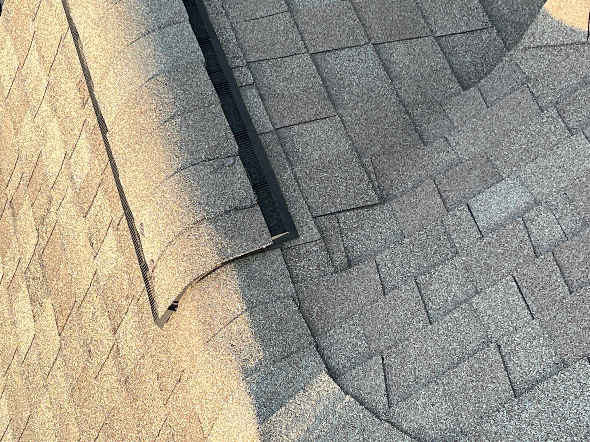Hail Damage using Owen's Corning Duration (Lifetime) Shingles by Roof Repair Company