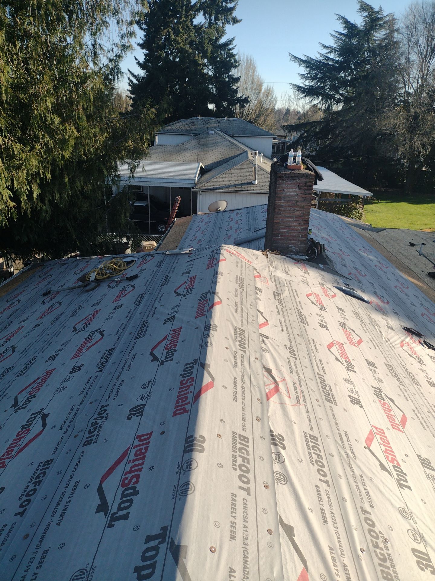 Residential Roofing Installation using IKO Dynasty (Color: Granite Black) by Orezona Building & Roofing Company, Inc.