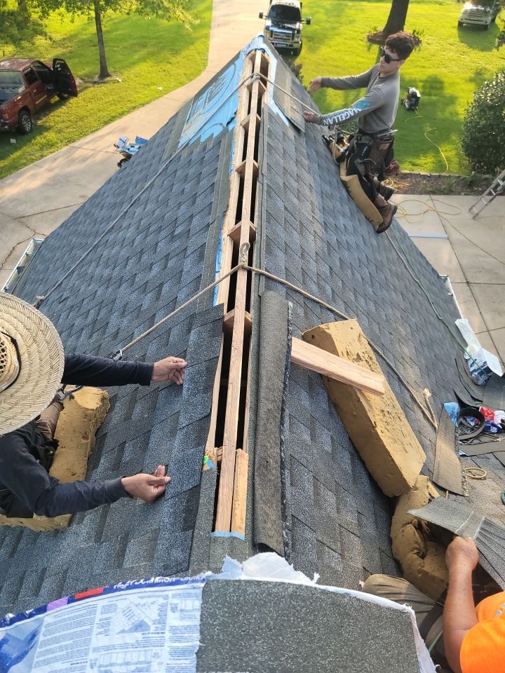 Residential Roofing Installation using Roof Replacement by American Roofing & Construction LLC