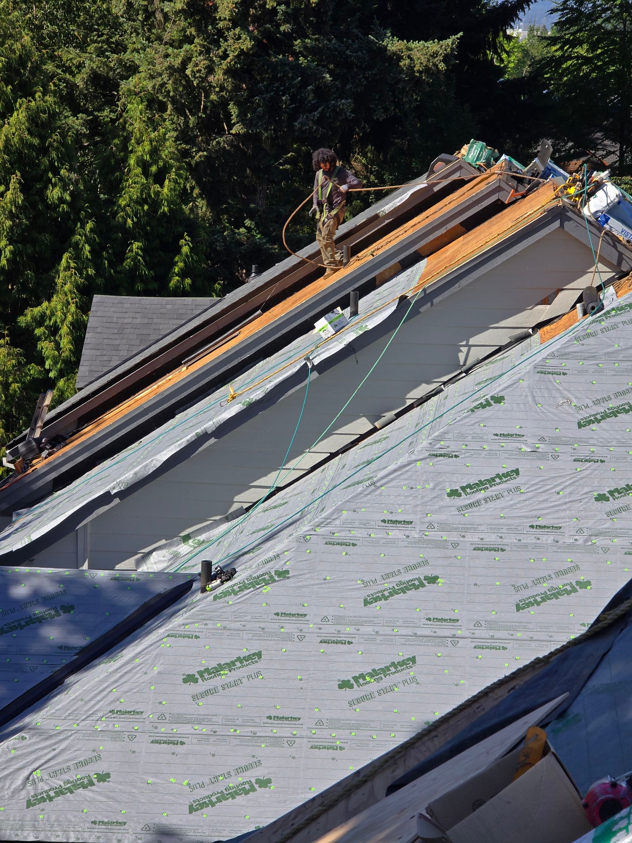 Dawson Station Reroof and Gutters by Hawthorne General Construction