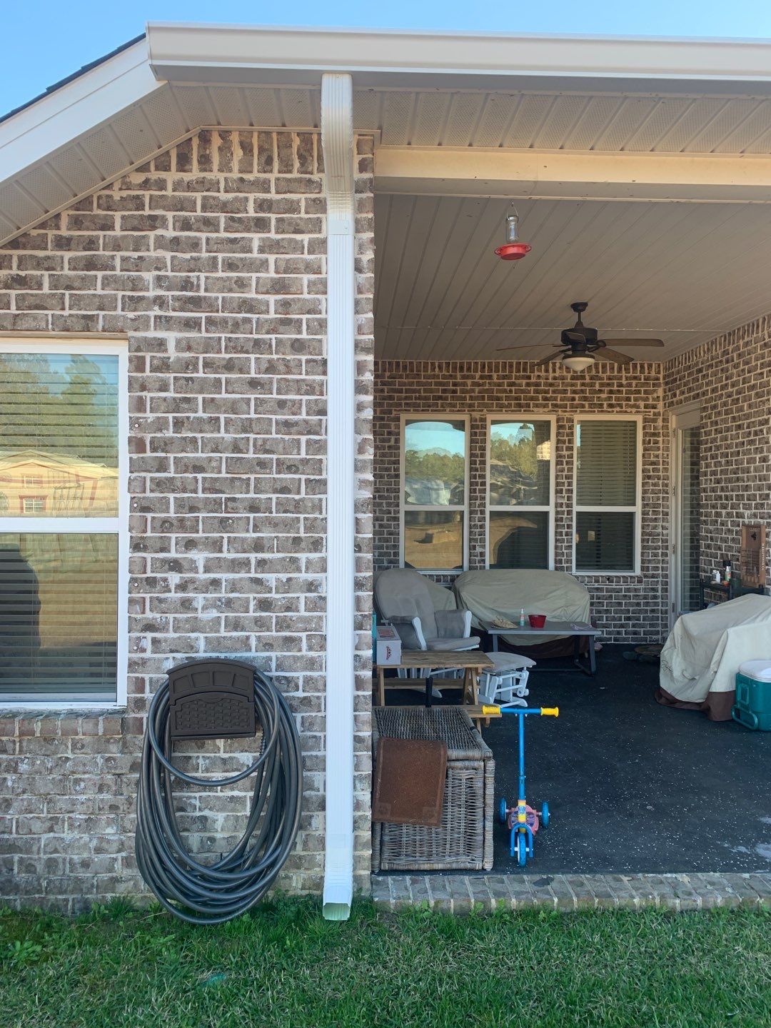 Seamless Gutter Project in Milton FL by Gutter Professors