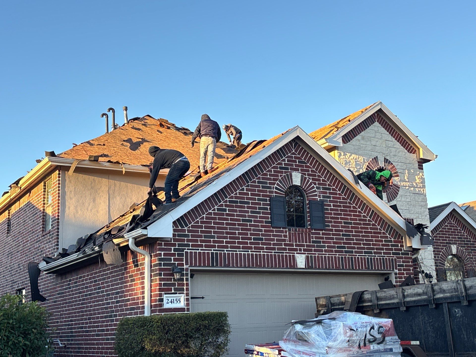 Residential Roof Replacement using GAF HDZ - Weathered Wood by Elite Roofing LLC