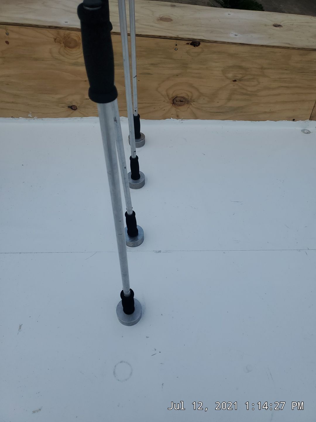 Commercial Roofing Installation using 50 mil PVC by Hostetler Roofing